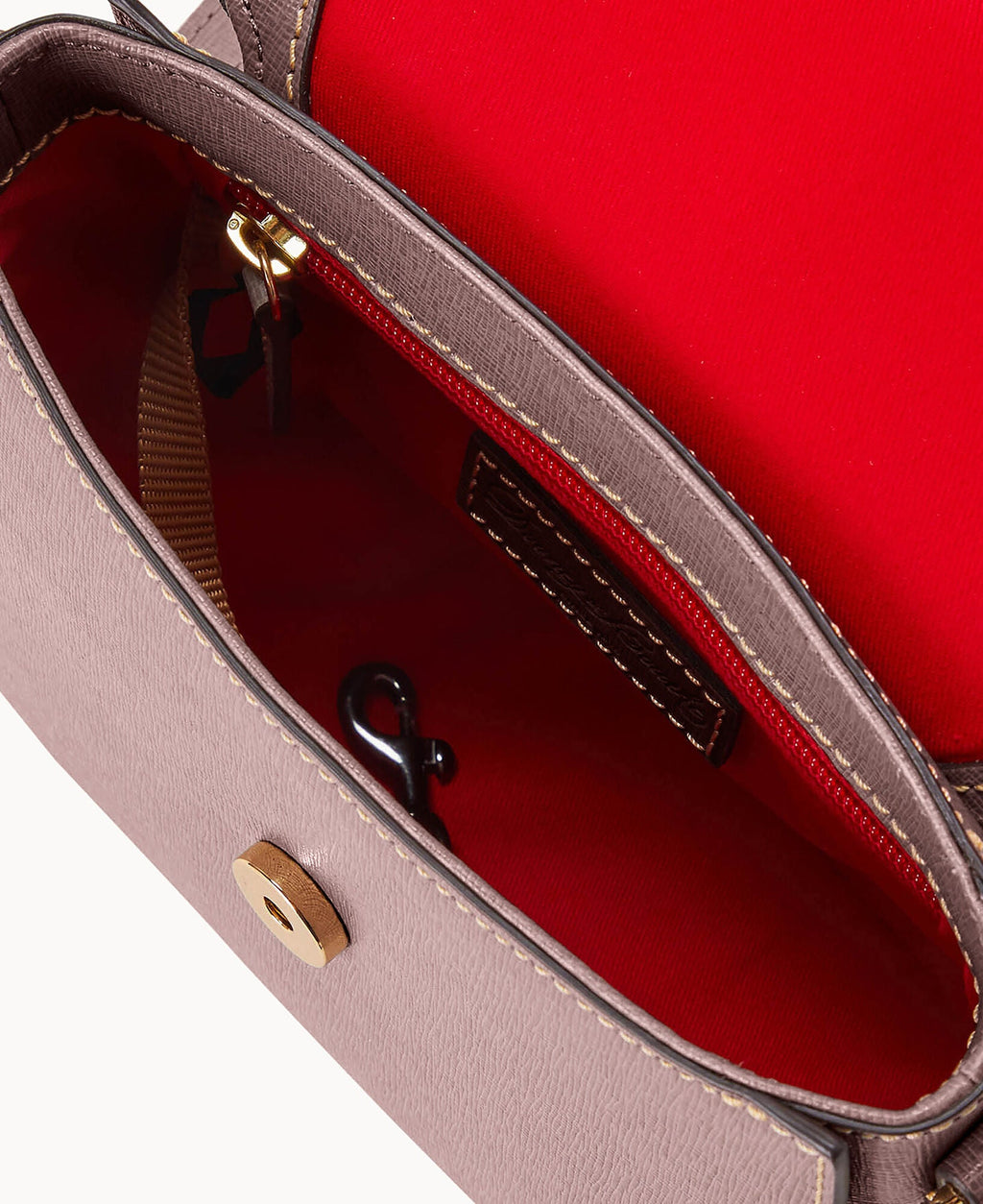 Saffiano Saddle Bag