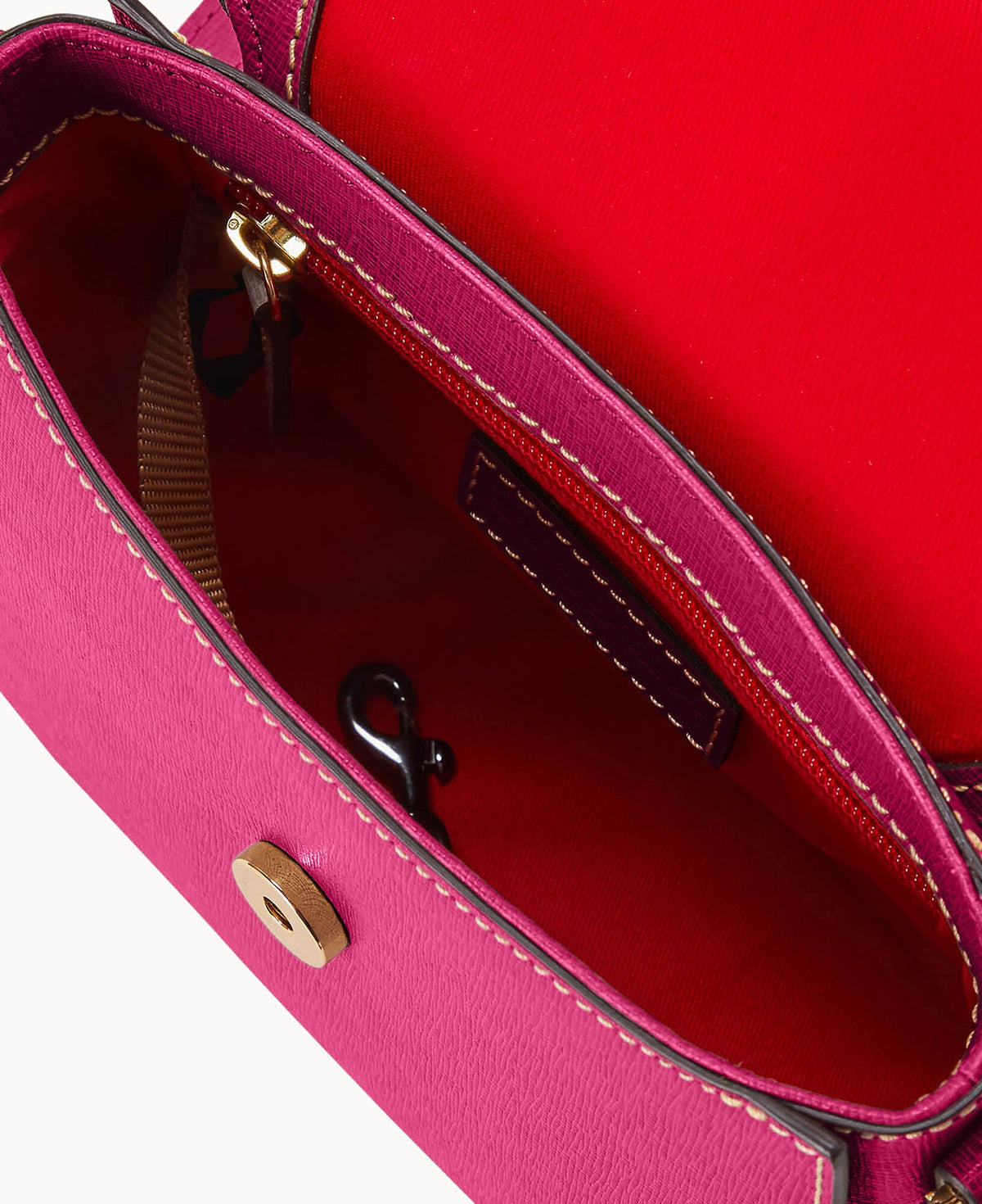 Saffiano Saddle Bag