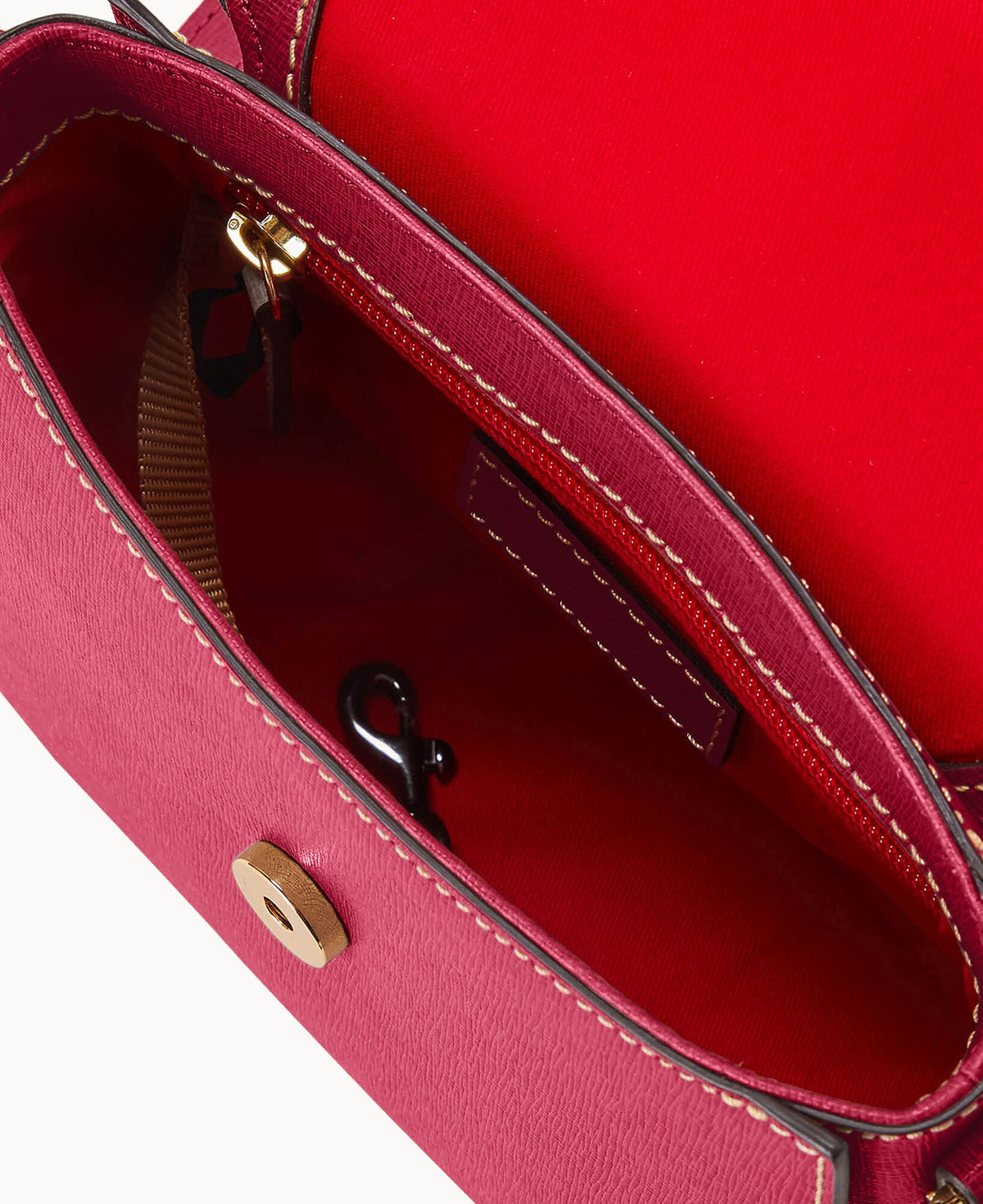 Saffiano Saddle Bag