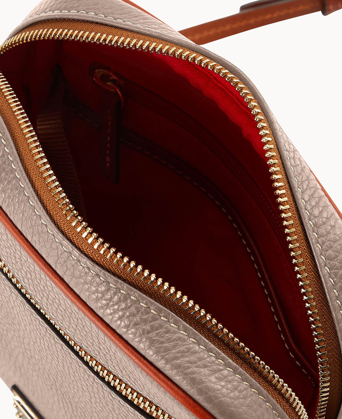 Pebble Grain Camera Crossbody