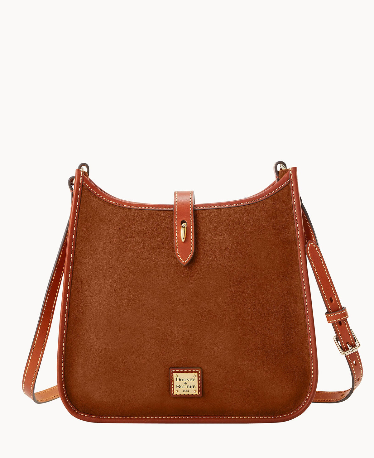 Suede Messenger Crossbody