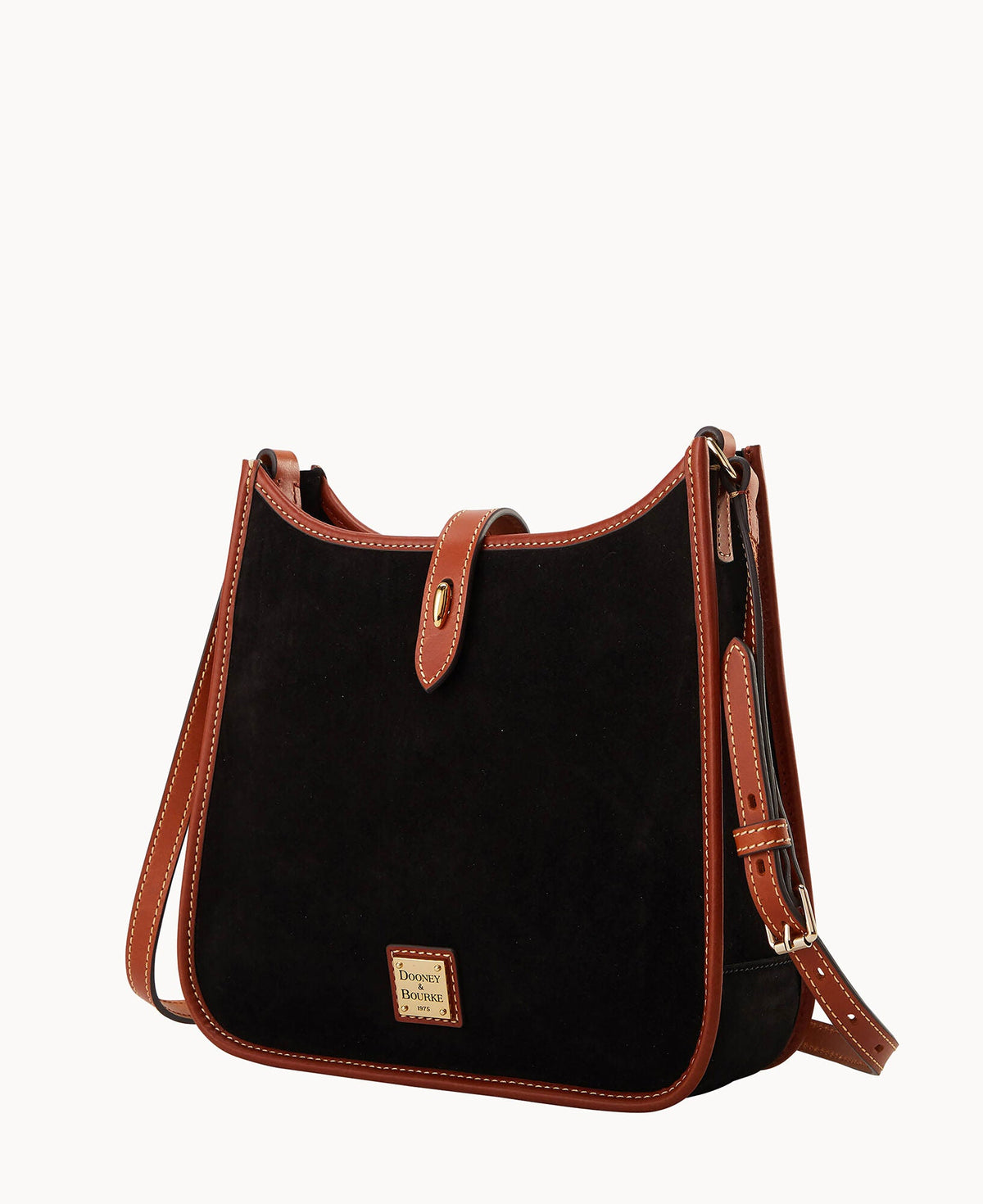 Suede Messenger Crossbody