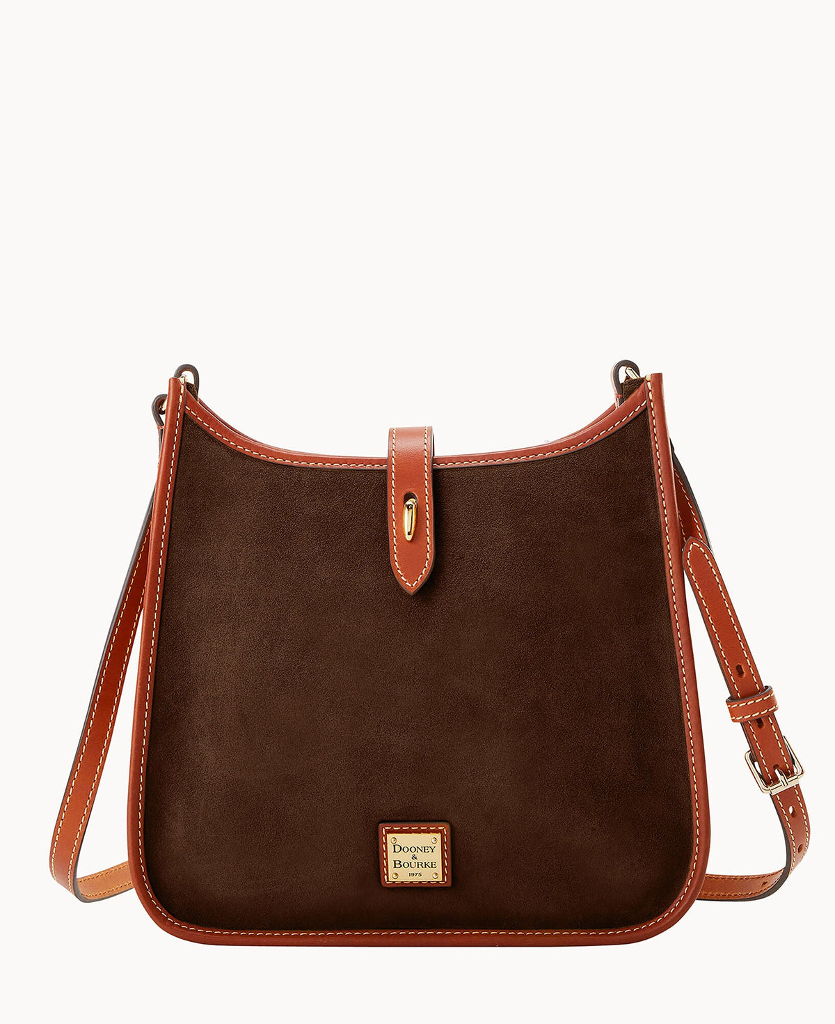 Suede Messenger Crossbody