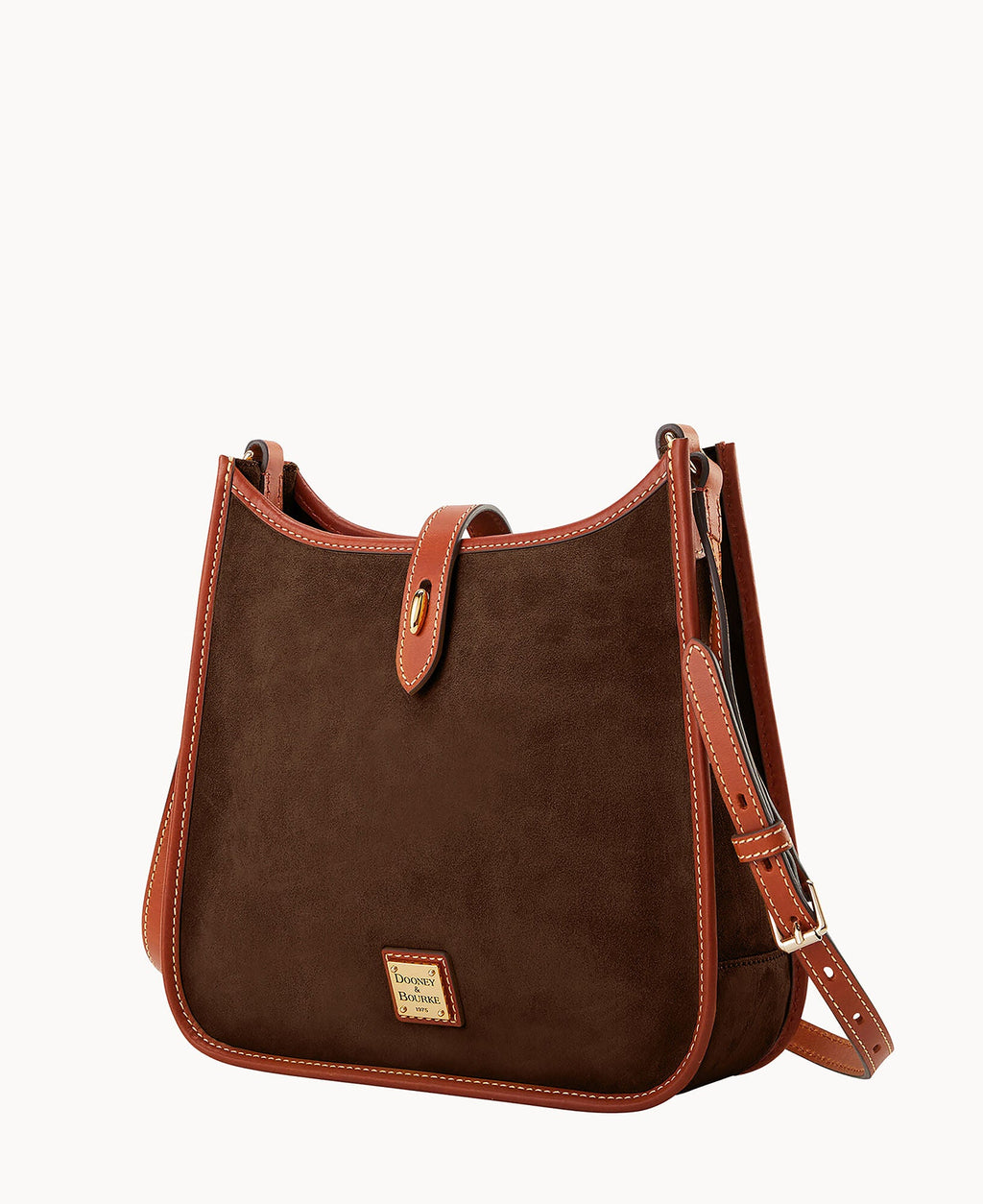 Suede Messenger Crossbody