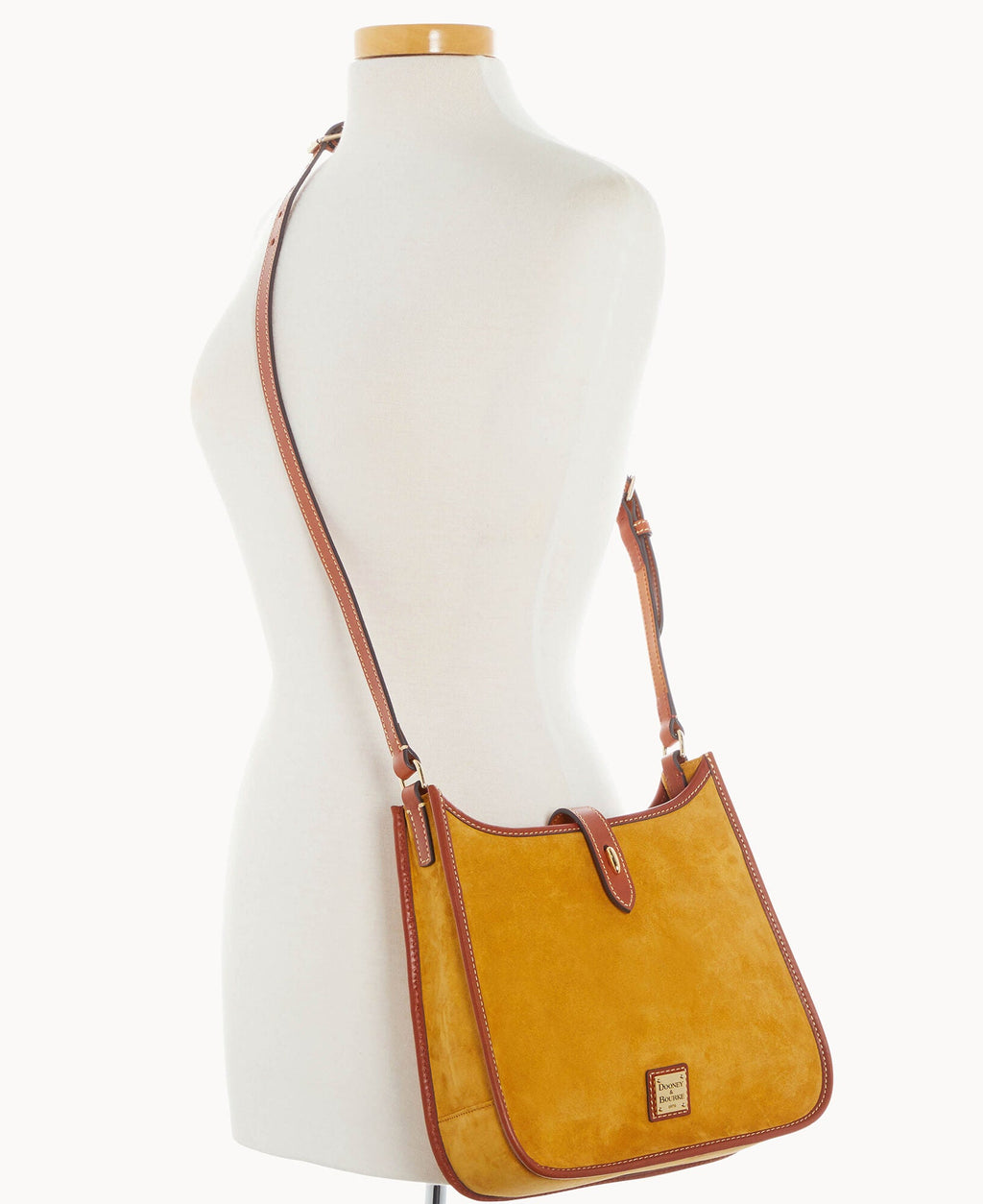 Suede Messenger Crossbody