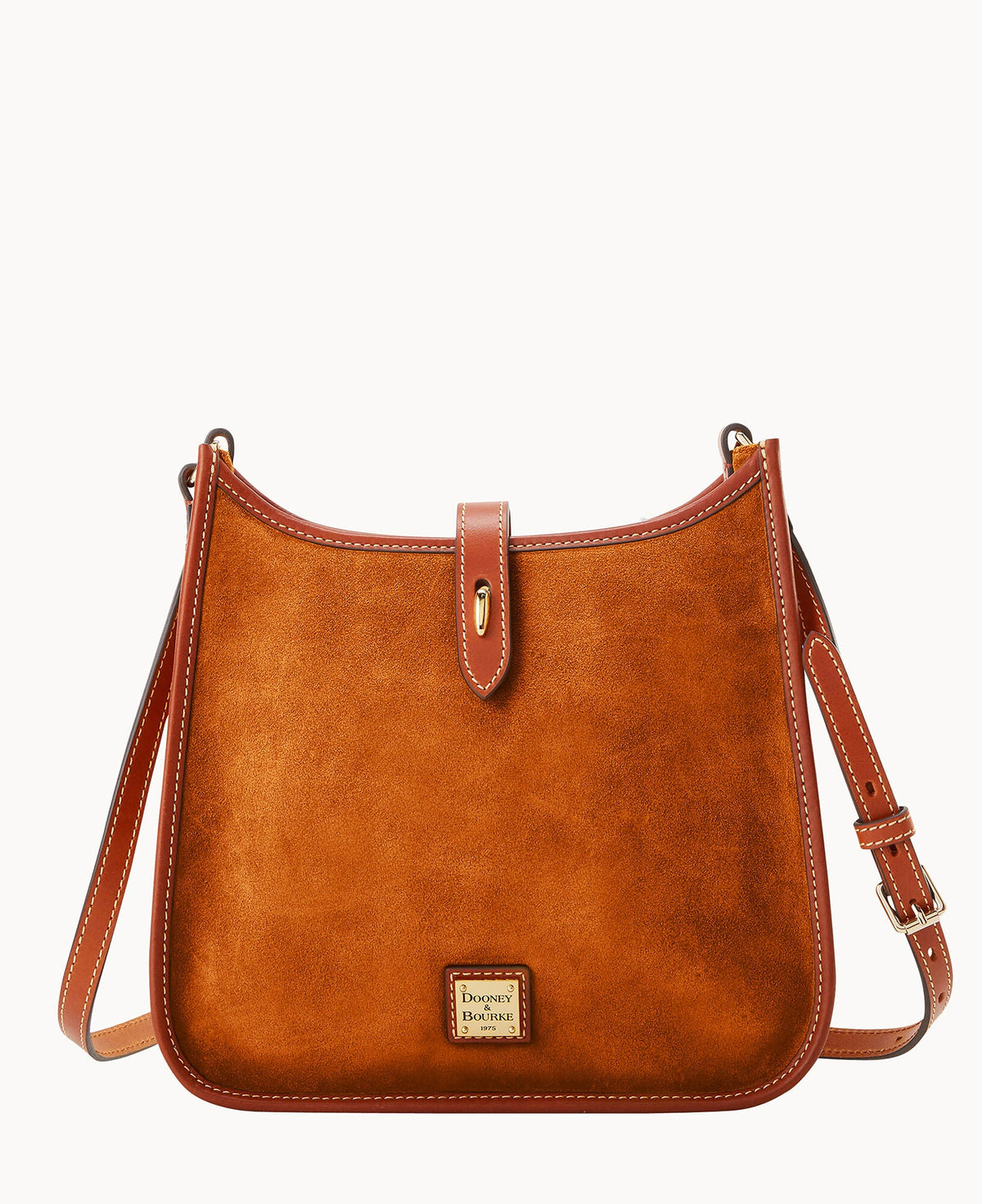 Suede Messenger Crossbody