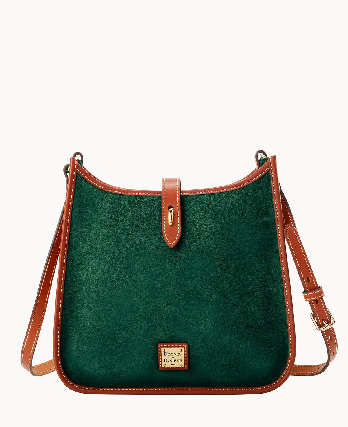 Suede Messenger Crossbody