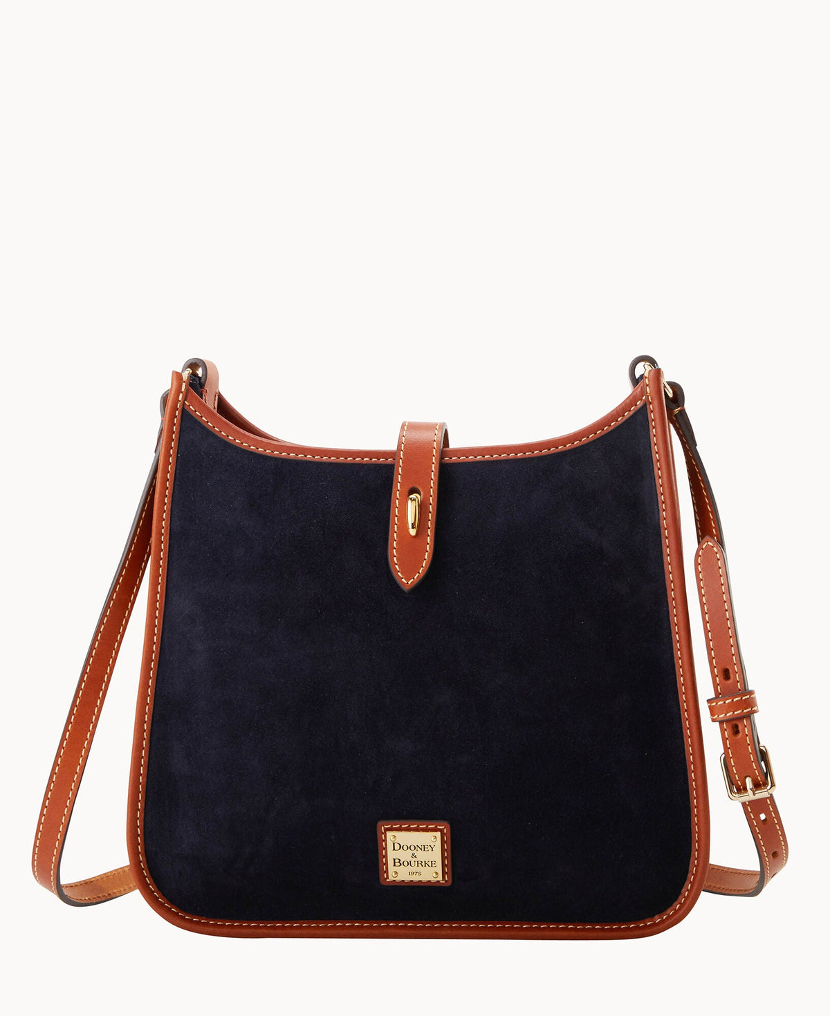 Suede Messenger Crossbody
