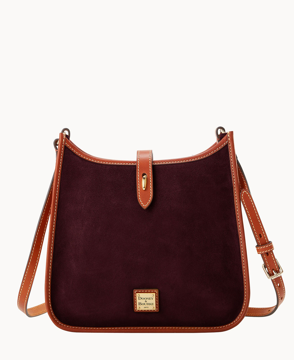 Suede Messenger Crossbody