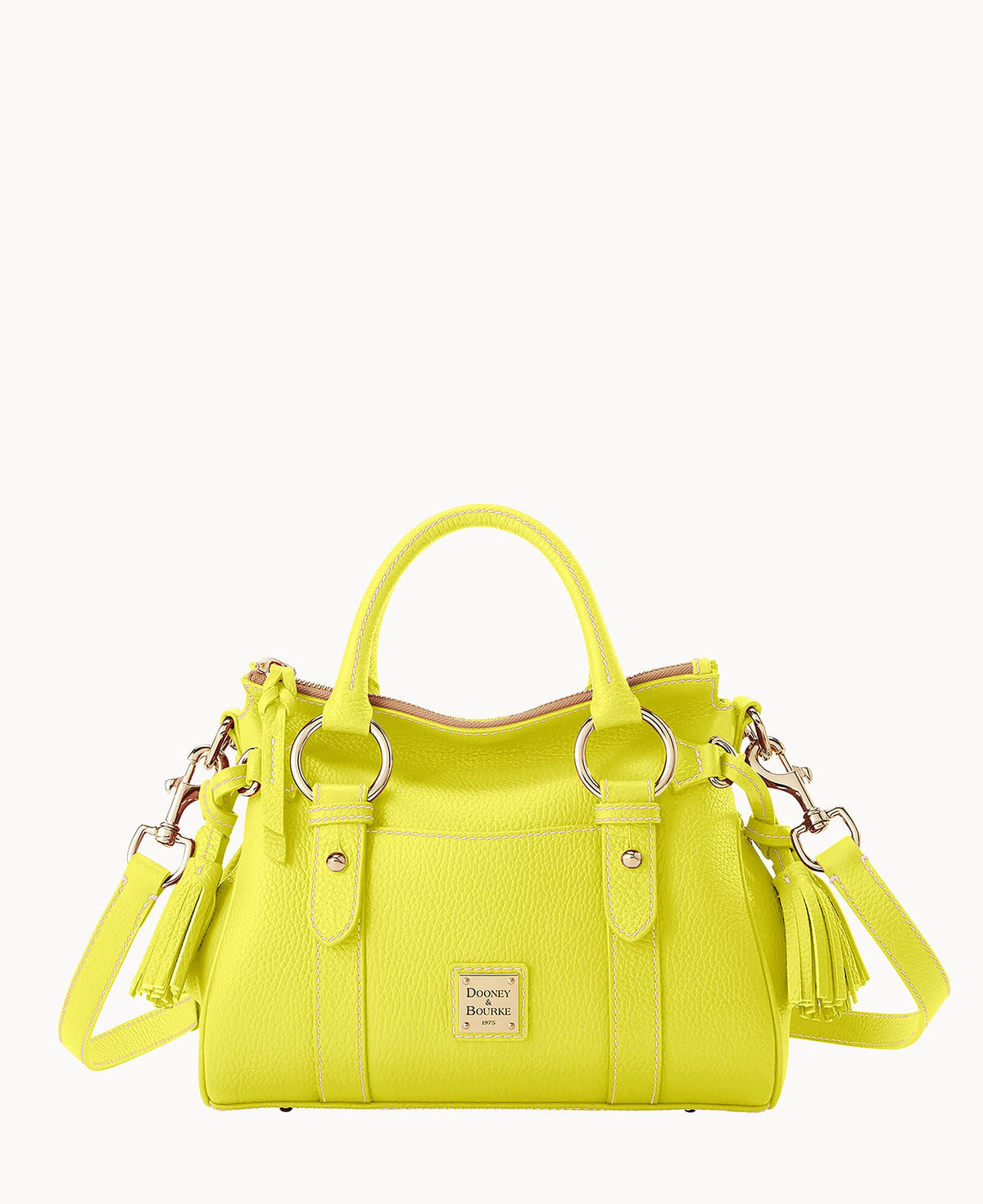 Lucca Leather Satchel With Pocket