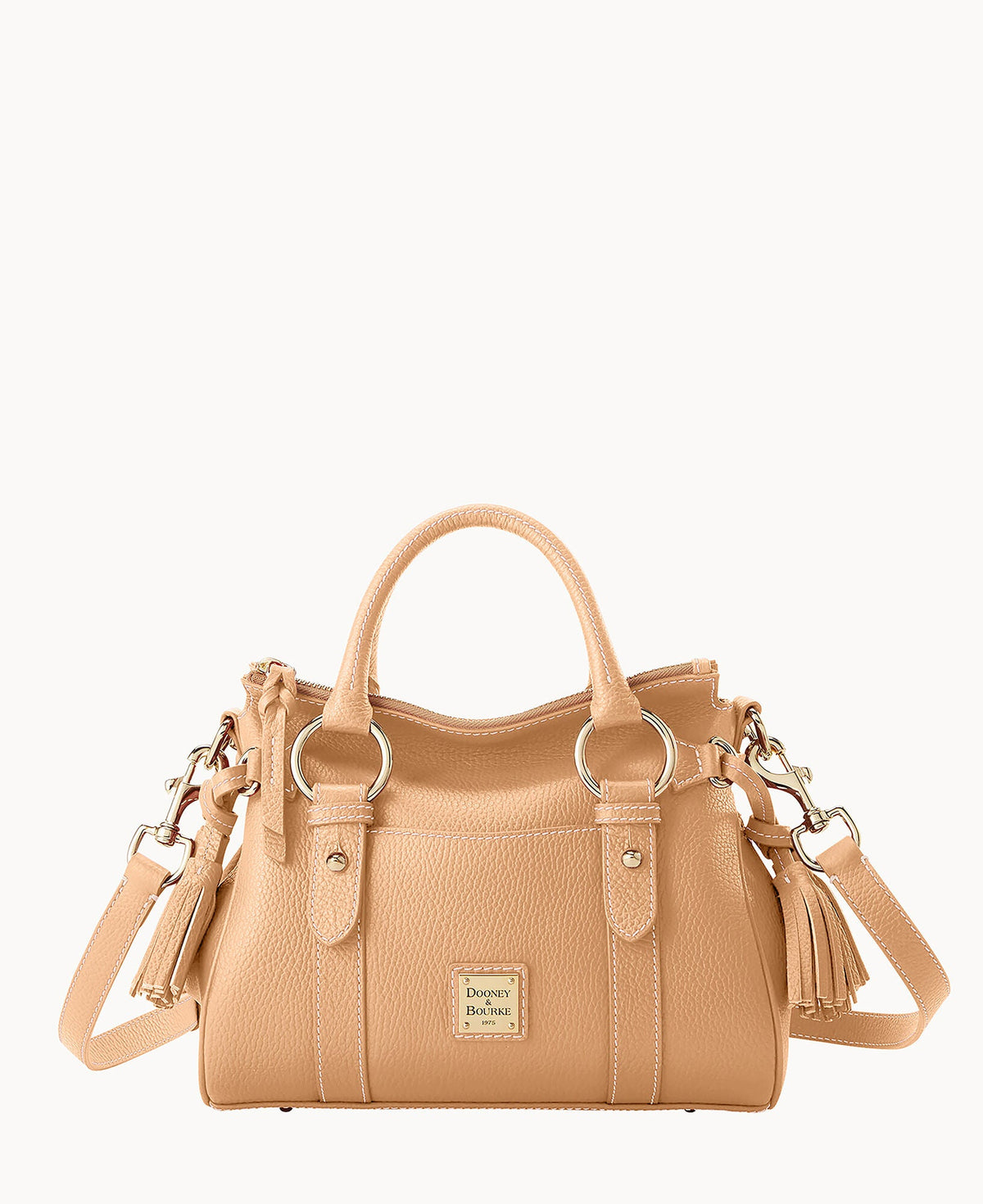 Lucca Leather Satchel With Pocket