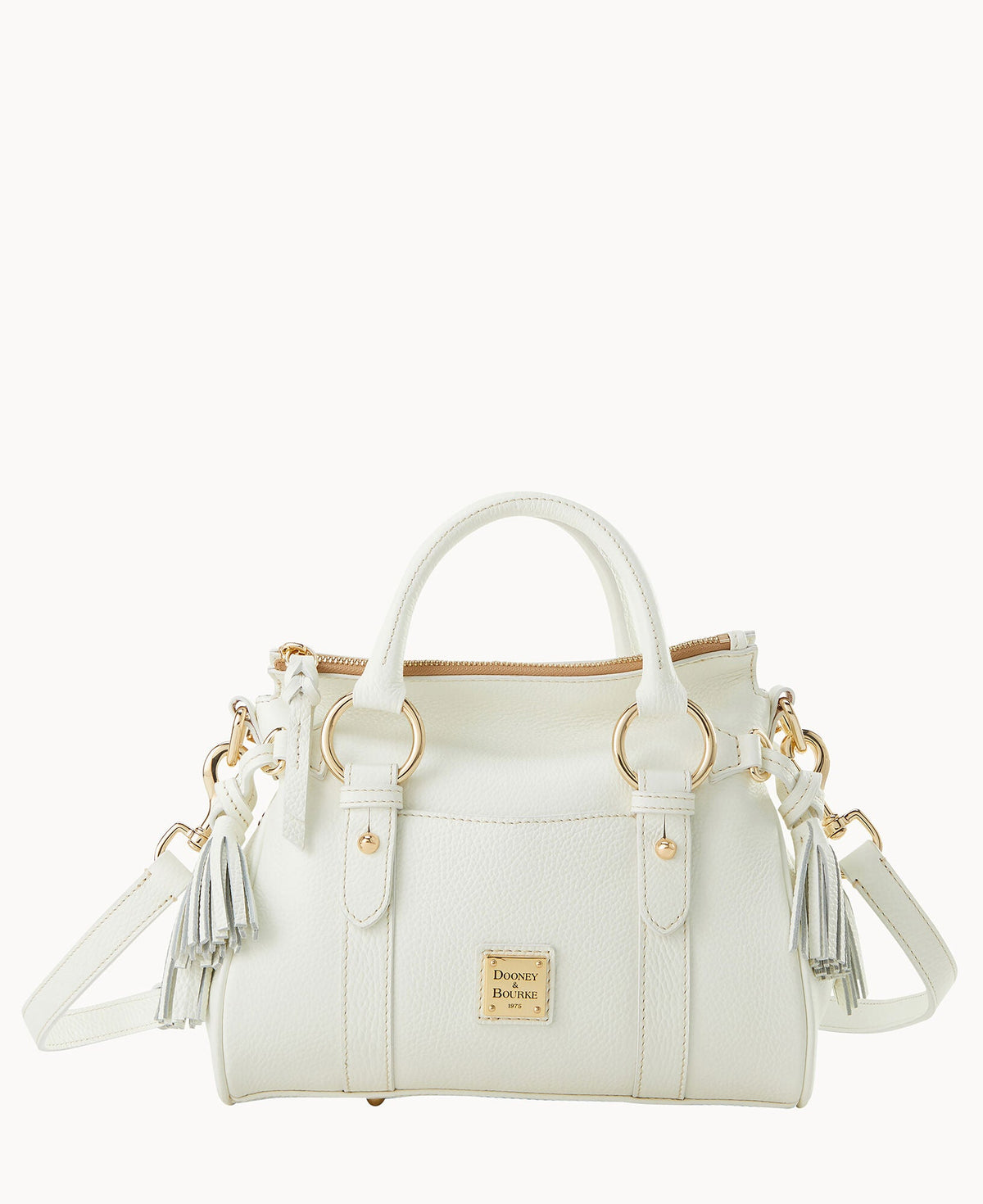 Lucca Leather Satchel With Pocket