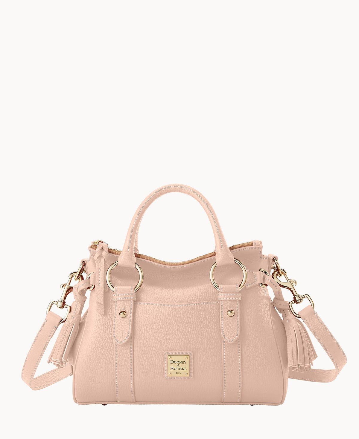 Lucca Leather Satchel With Pocket