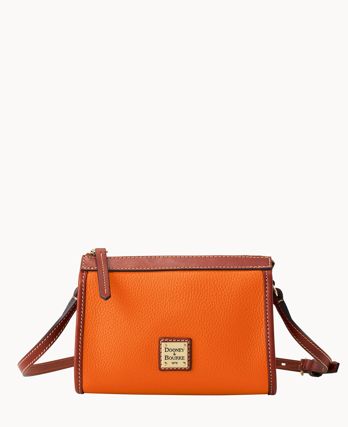 Pebble Grain Small East West Crossbody