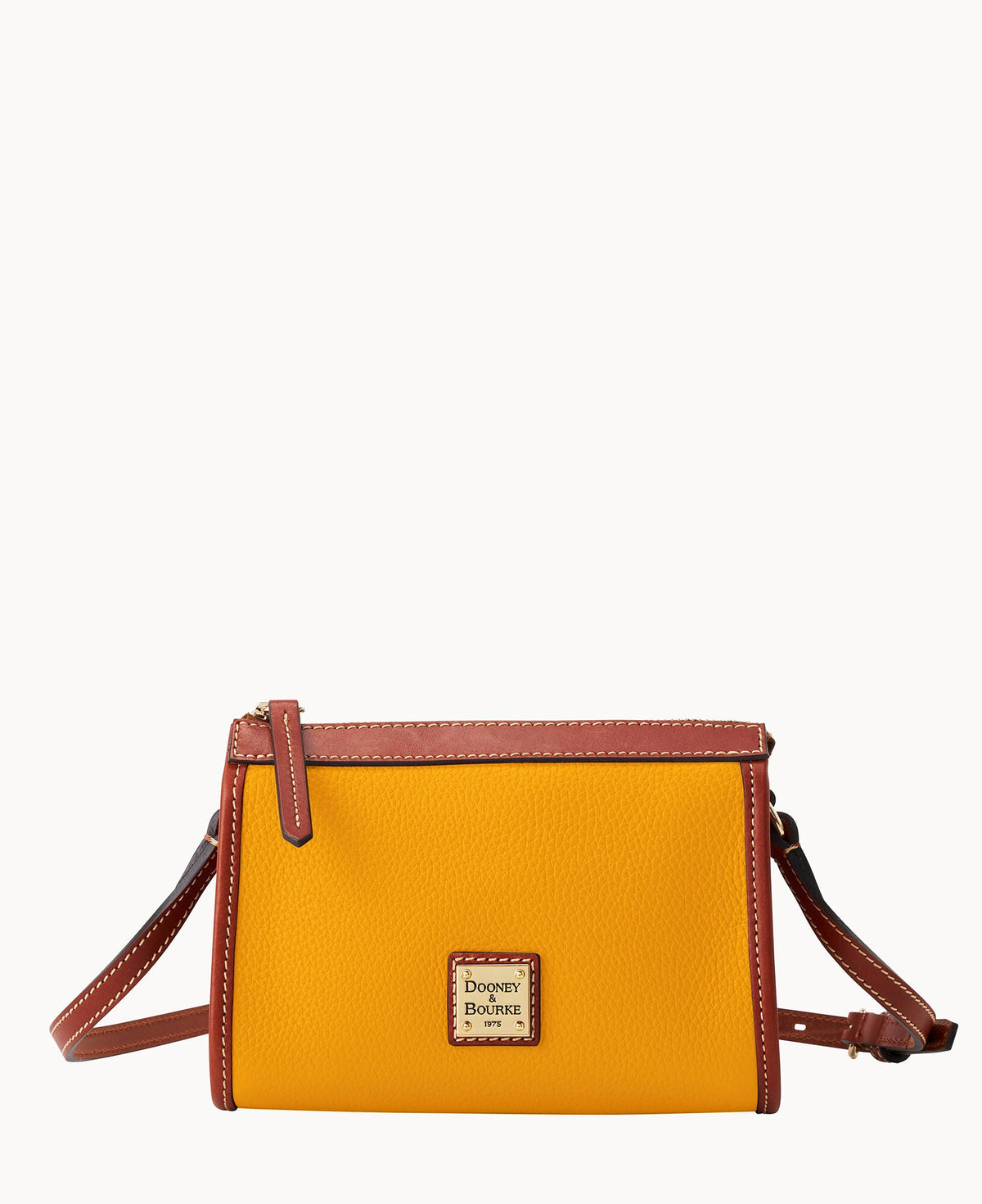 Pebble Grain Small East West Crossbody
