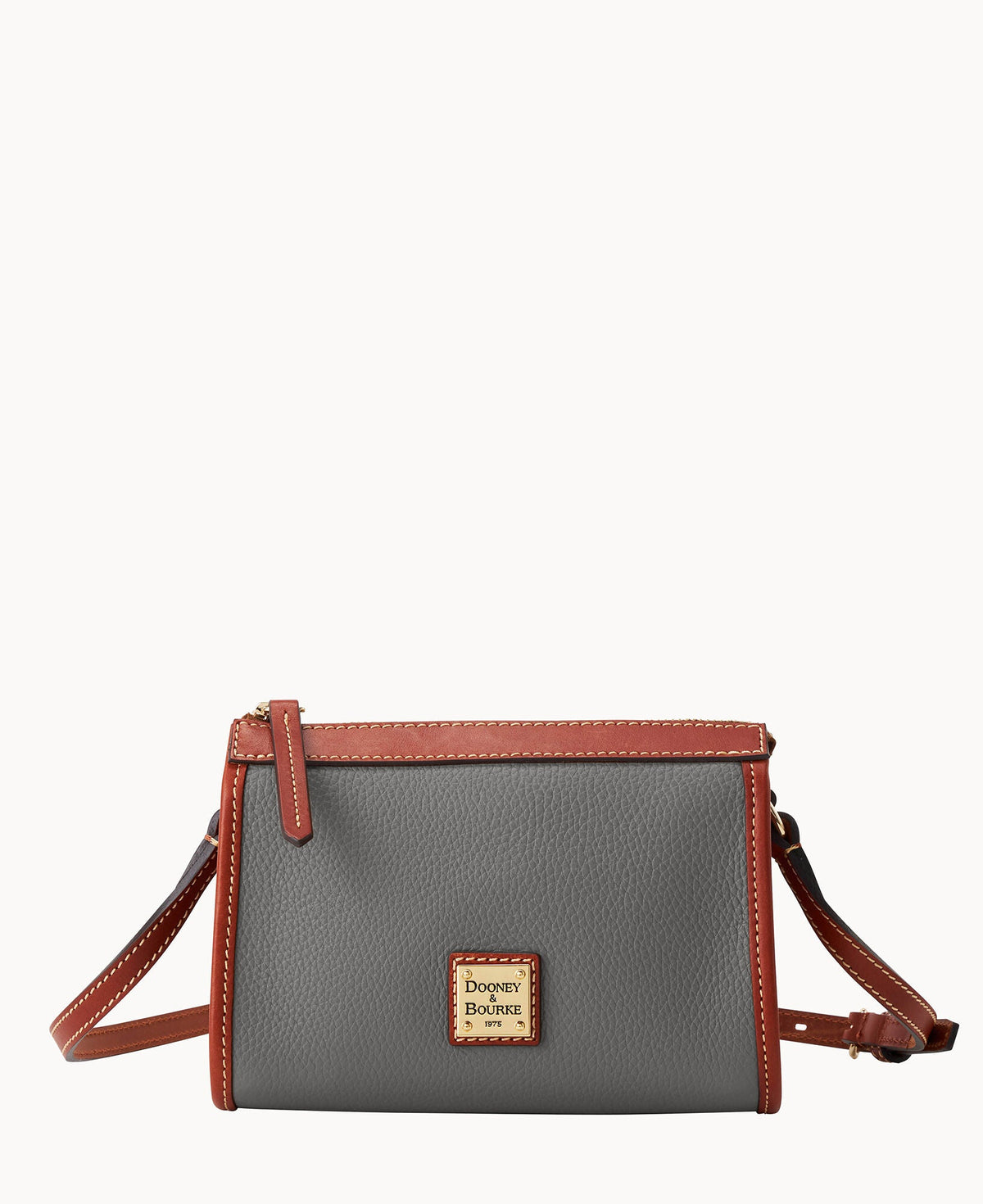 Pebble Grain Small East West Crossbody