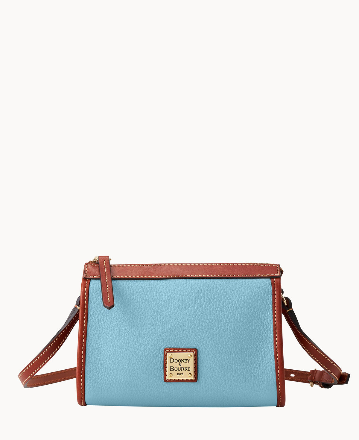 Pebble Grain Small East West Crossbody