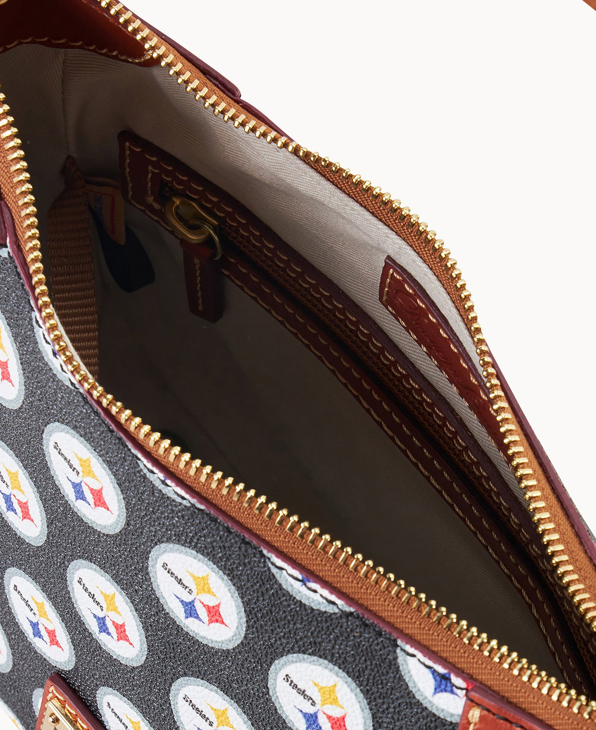 NFL Steelers Crossbody Hobo 22