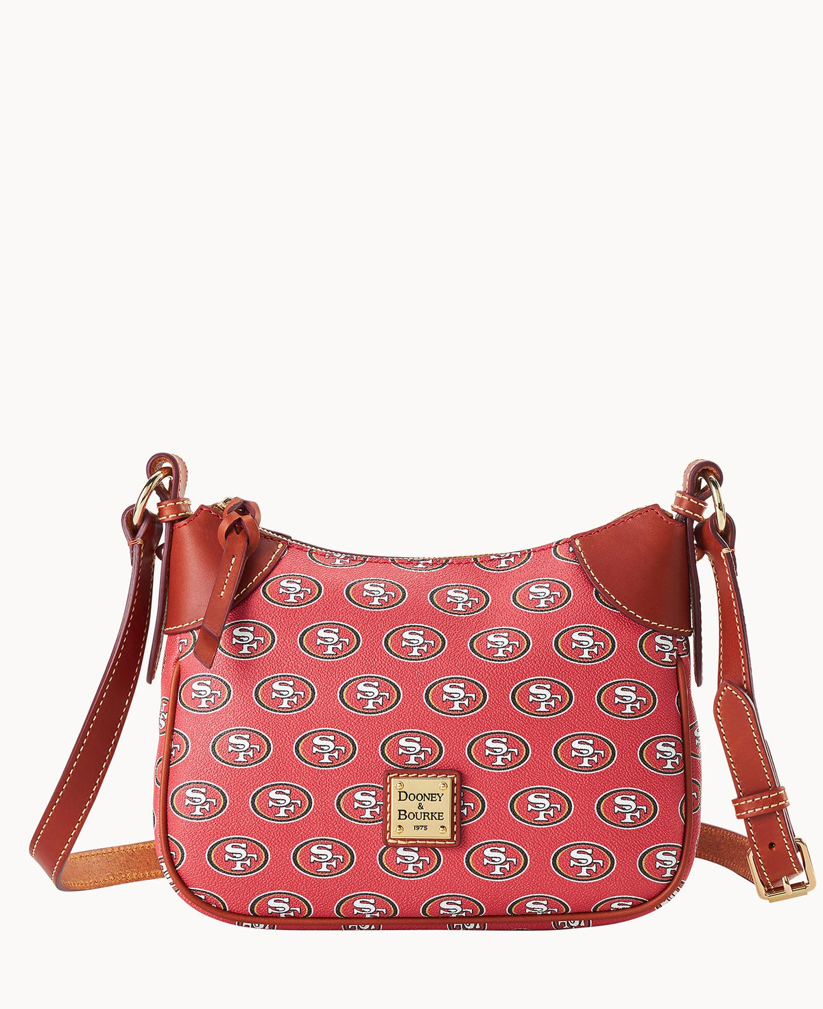 NFL 49ERS Crossbody Hobo 22