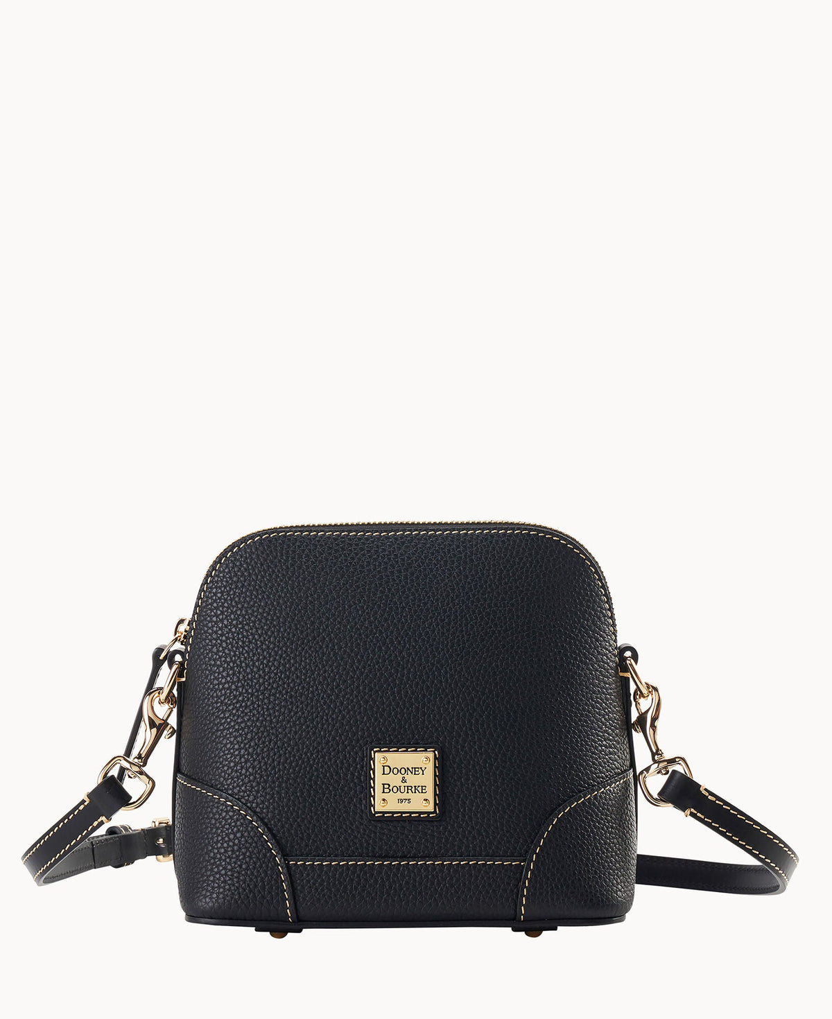 Pebble Grain Small Domed Crossbody