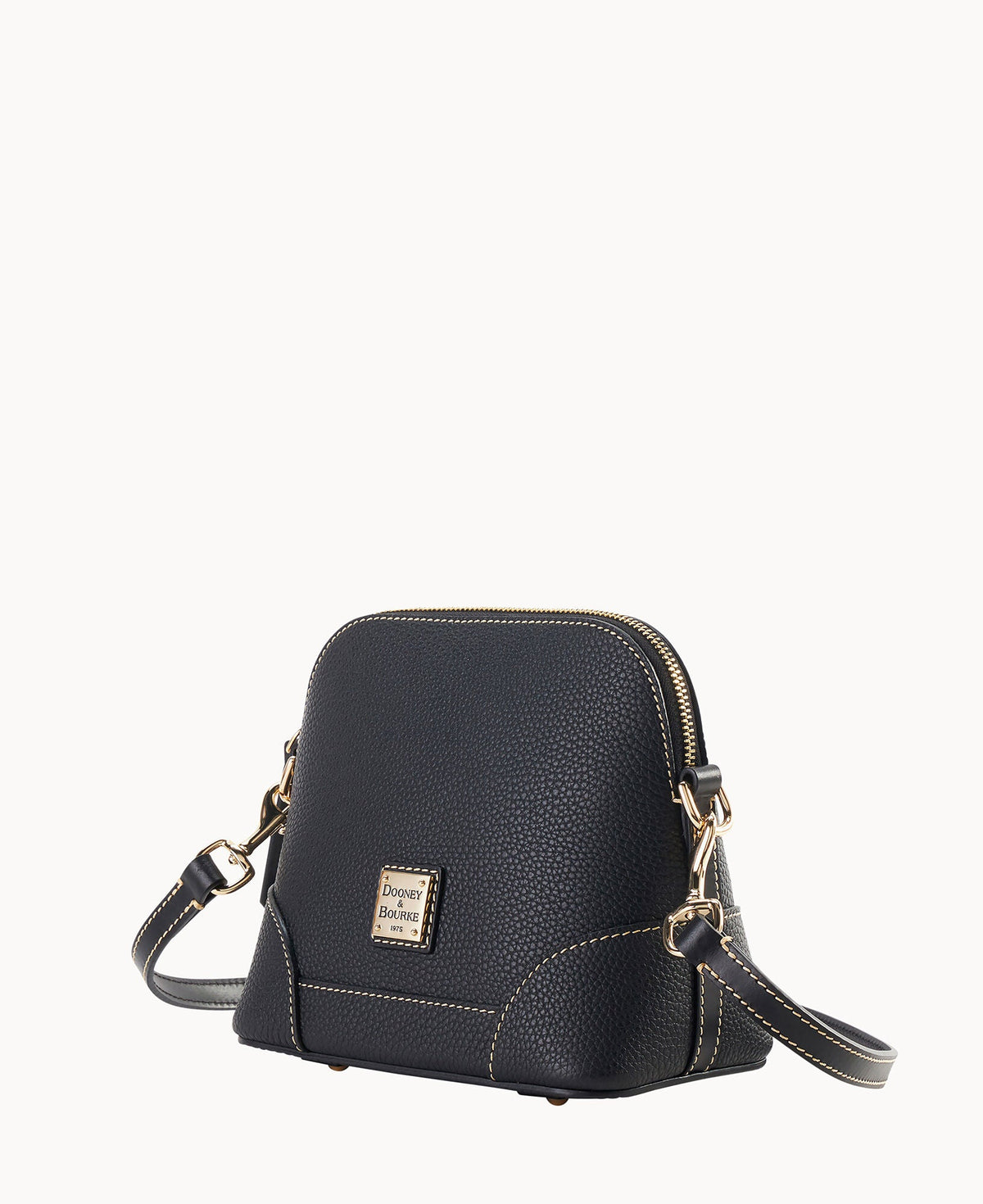 Pebble Grain Small Domed Crossbody