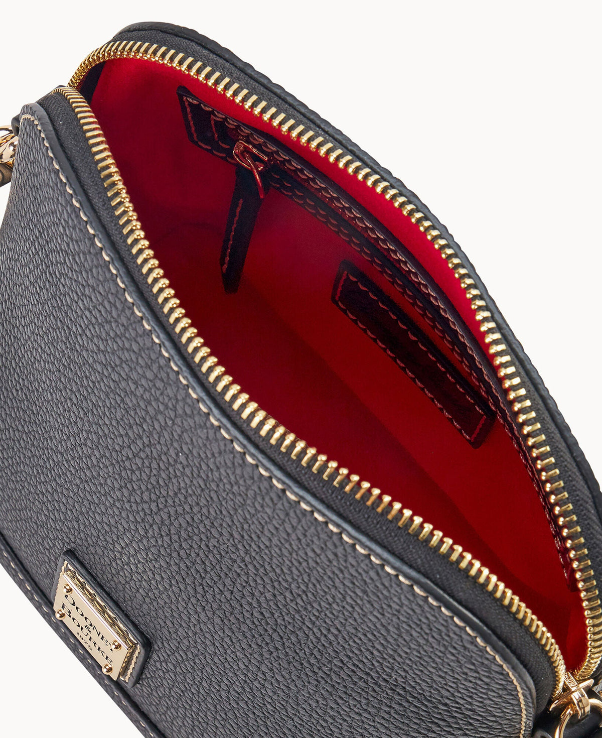 Pebble Grain Small Domed Crossbody