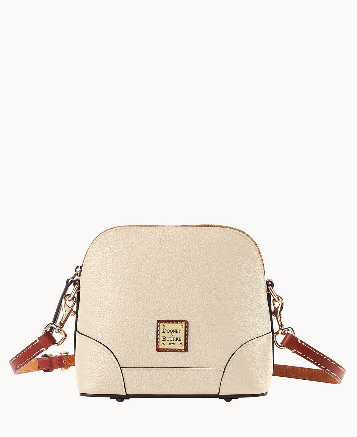 Pebble Grain Small Domed Crossbody