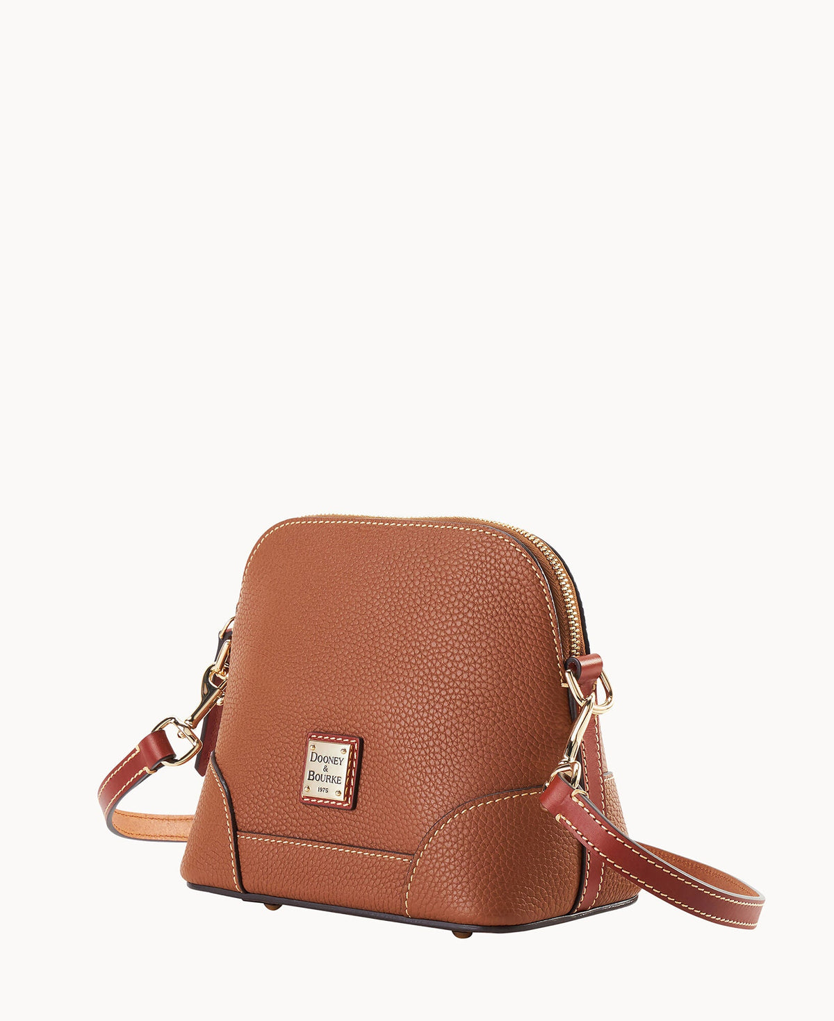 Pebble Grain Small Domed Crossbody