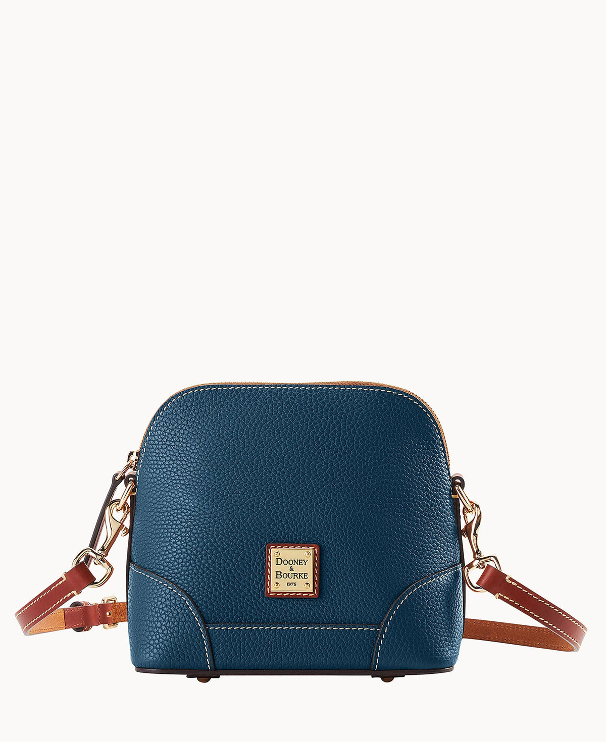Pebble Grain Small Domed Crossbody