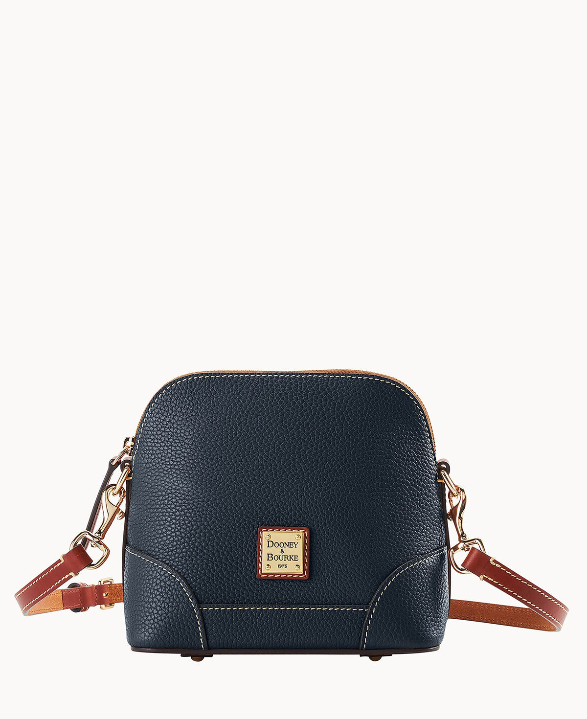 Pebble Grain Small Domed Crossbody