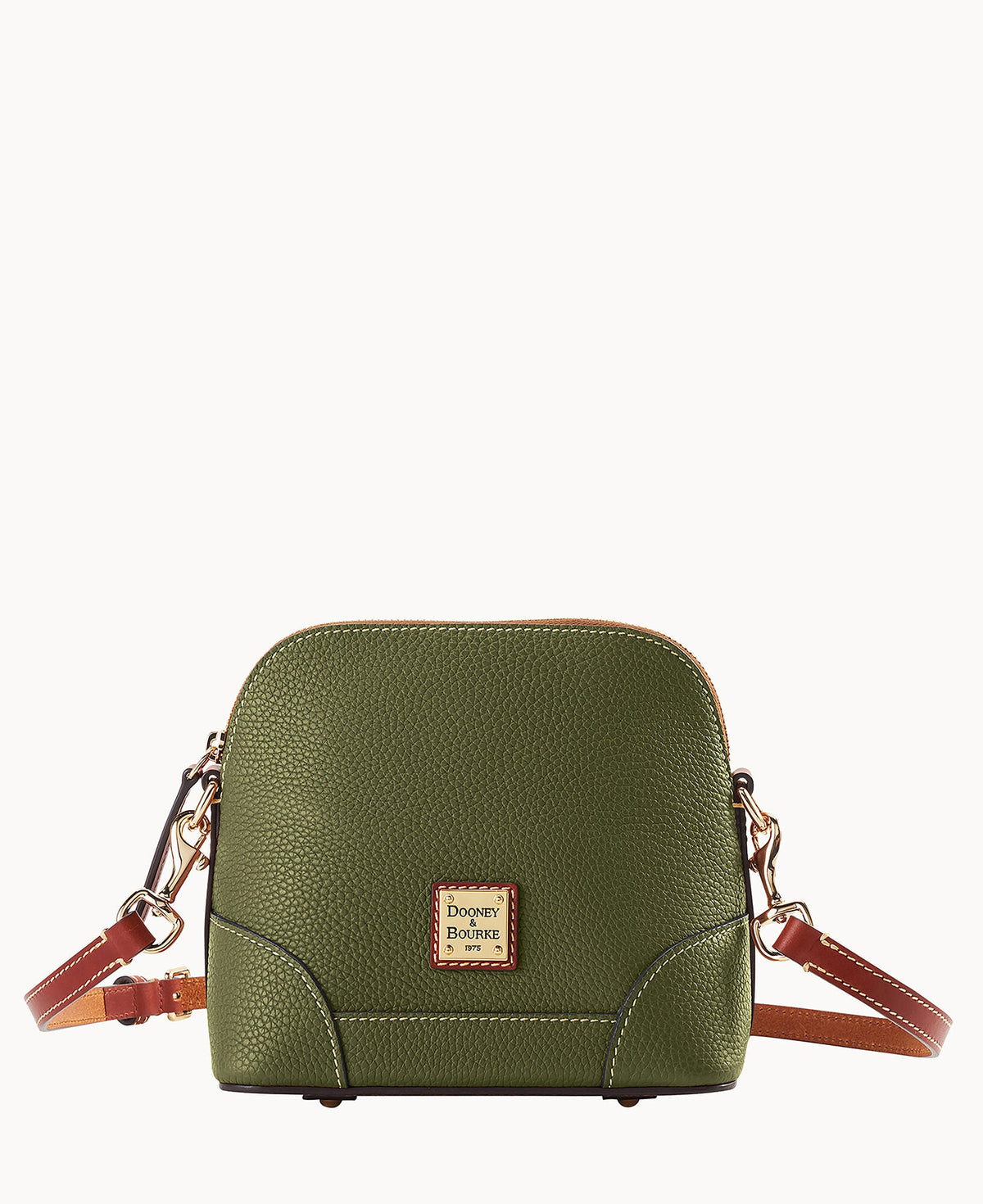 Pebble Grain Small Domed Crossbody