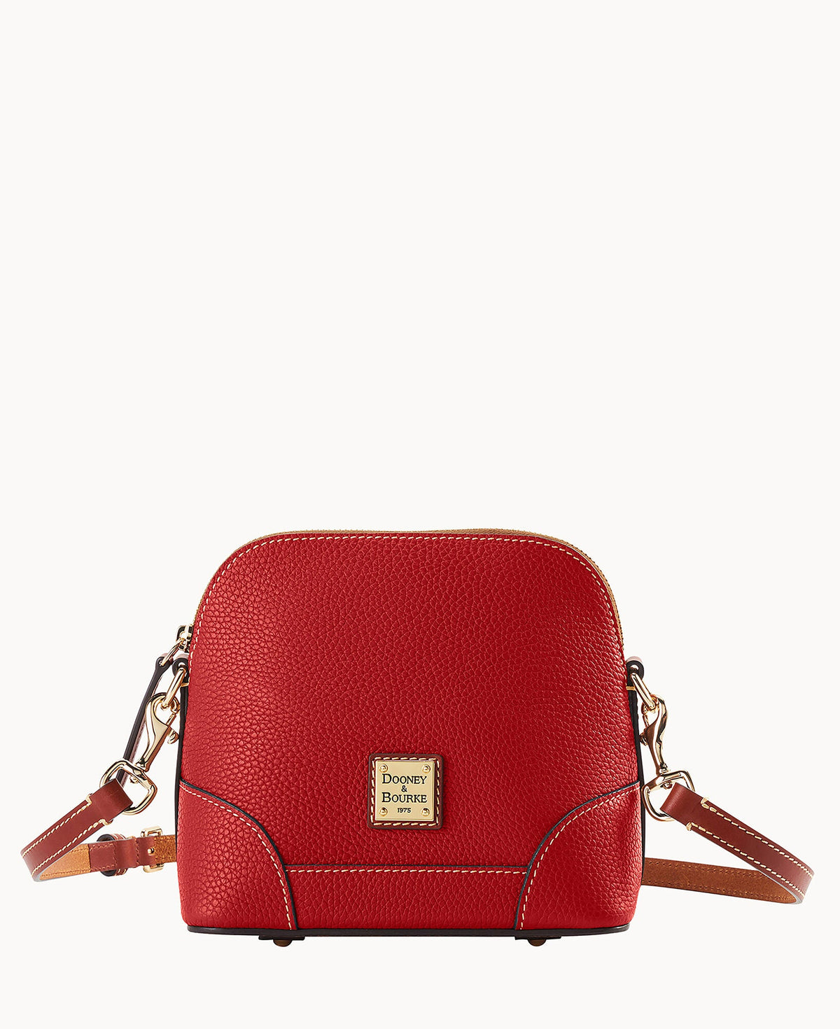 Pebble Grain Small Domed Crossbody