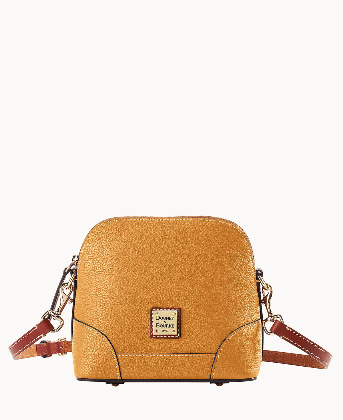 Pebble Grain Small Domed Crossbody