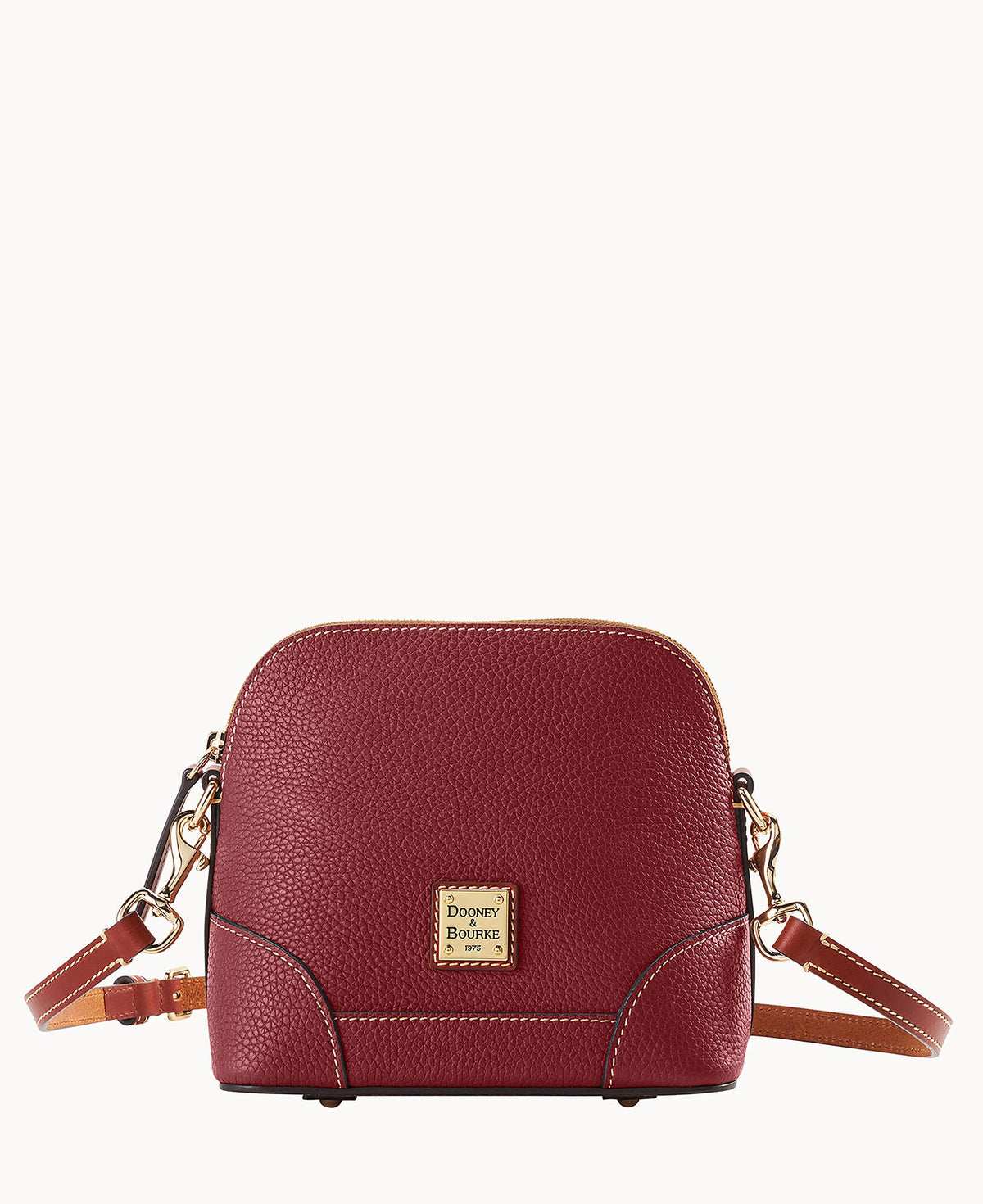 Pebble Grain Small Domed Crossbody