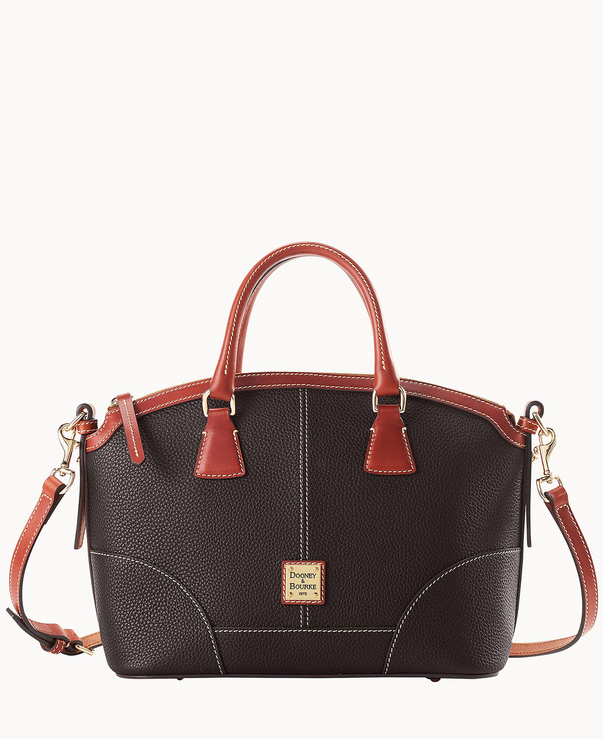 Pebble Grain Small Domed Satchel