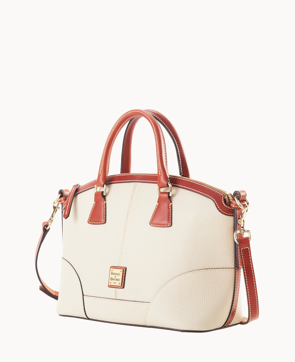 Pebble Grain Small Domed Satchel