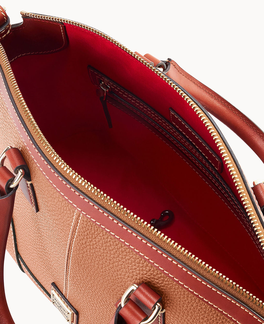 Pebble Grain Small Domed Satchel