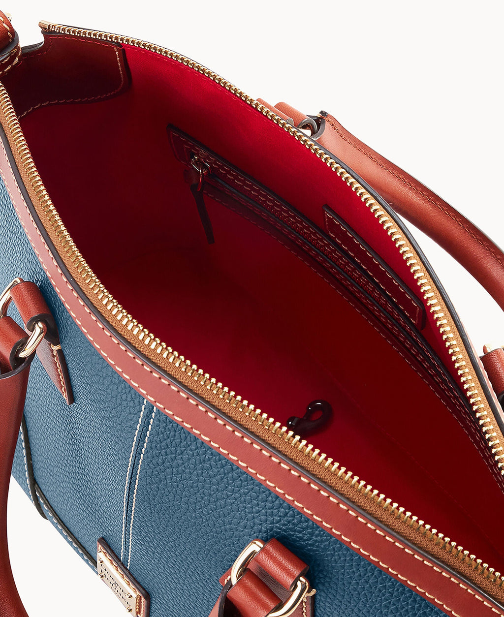 Pebble Grain Small Domed Satchel