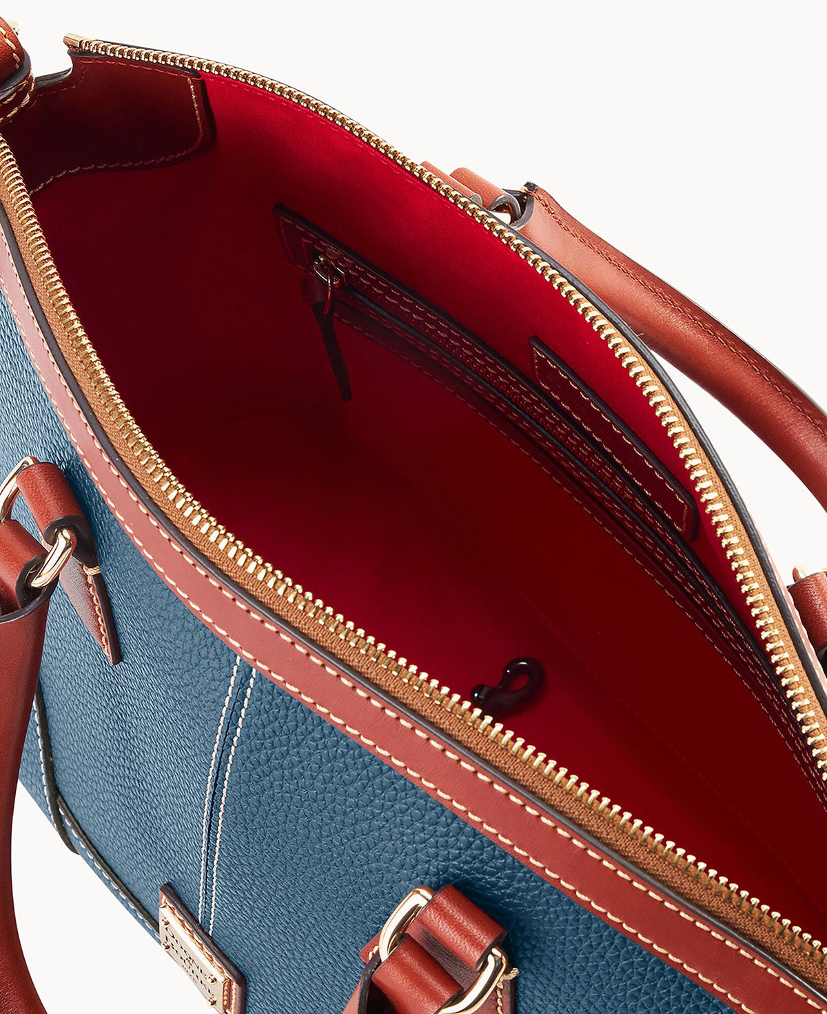 Pebble Grain Small Domed Satchel