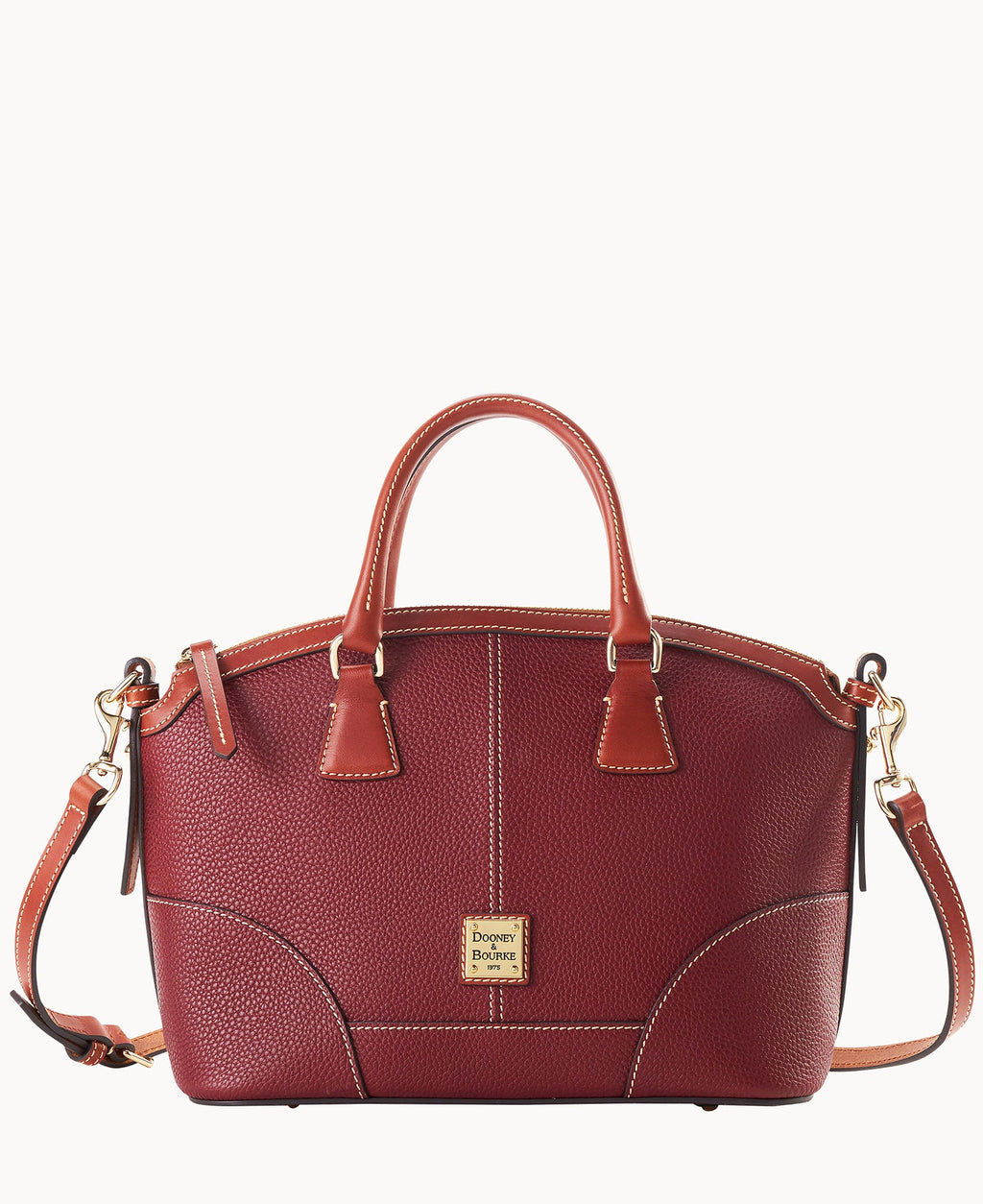 Pebble Grain Small Domed Satchel