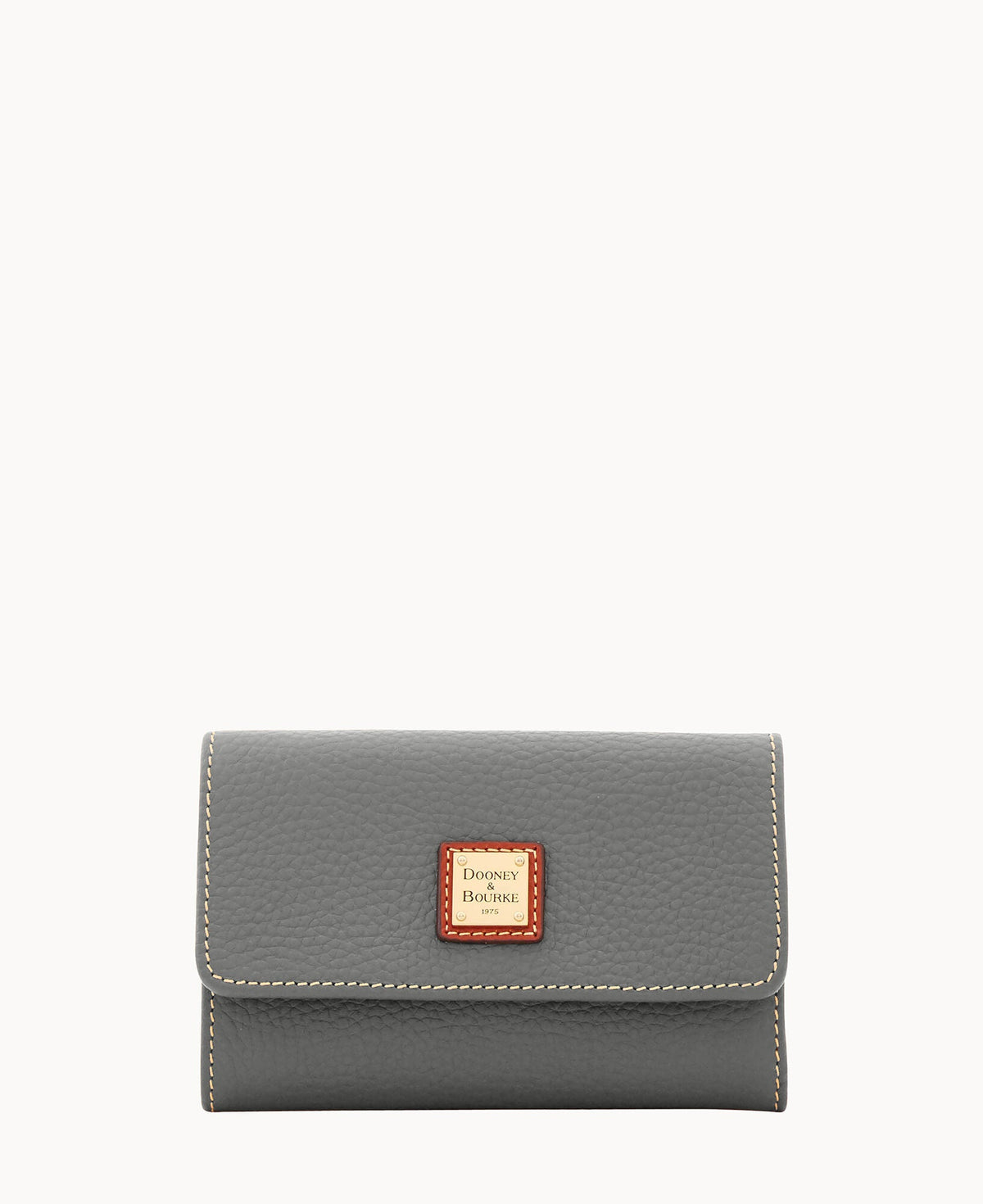 Pebble Grain Flap Wallet