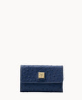 Ostrich Flap Wallet