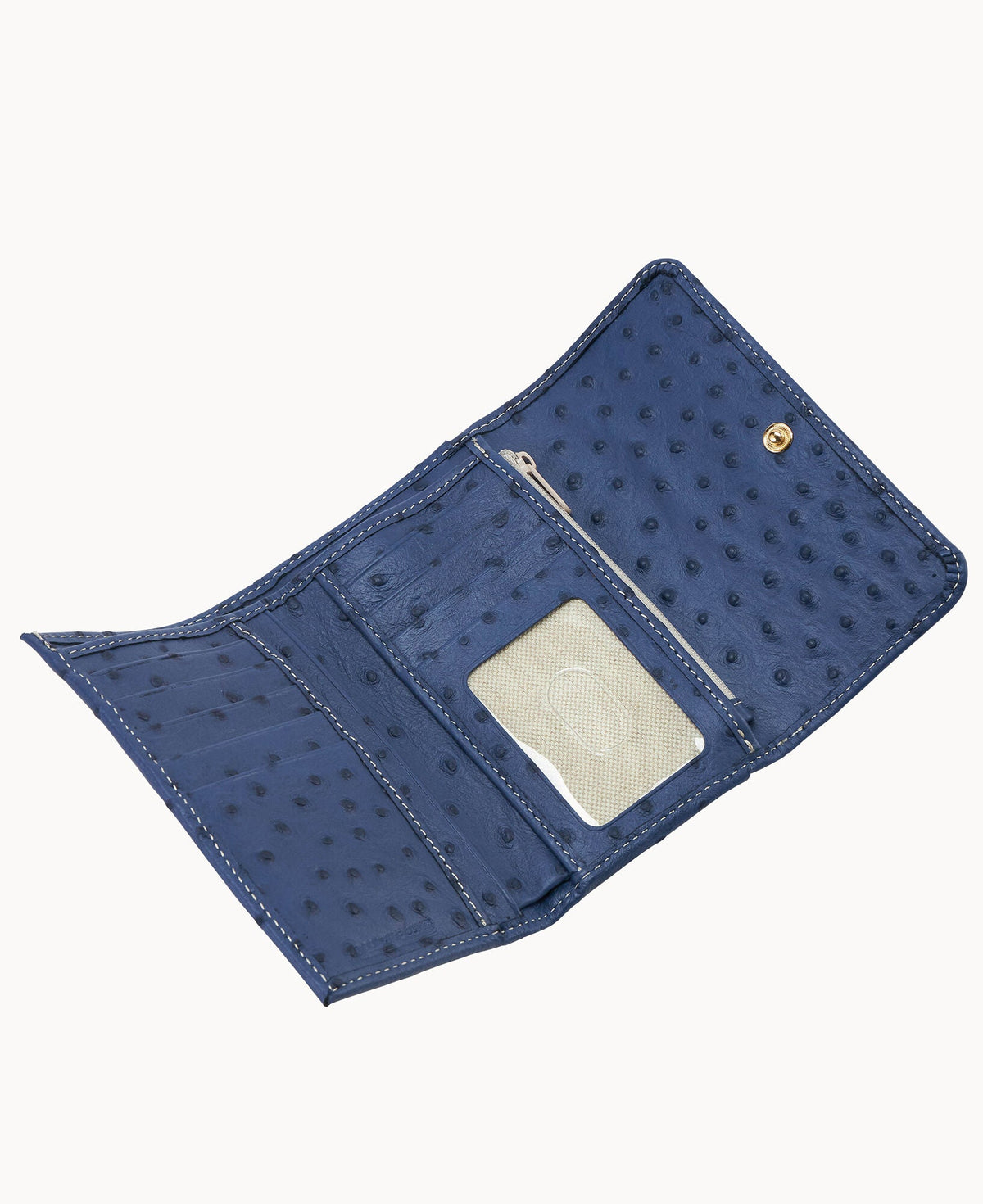 Ostrich Flap Wallet
