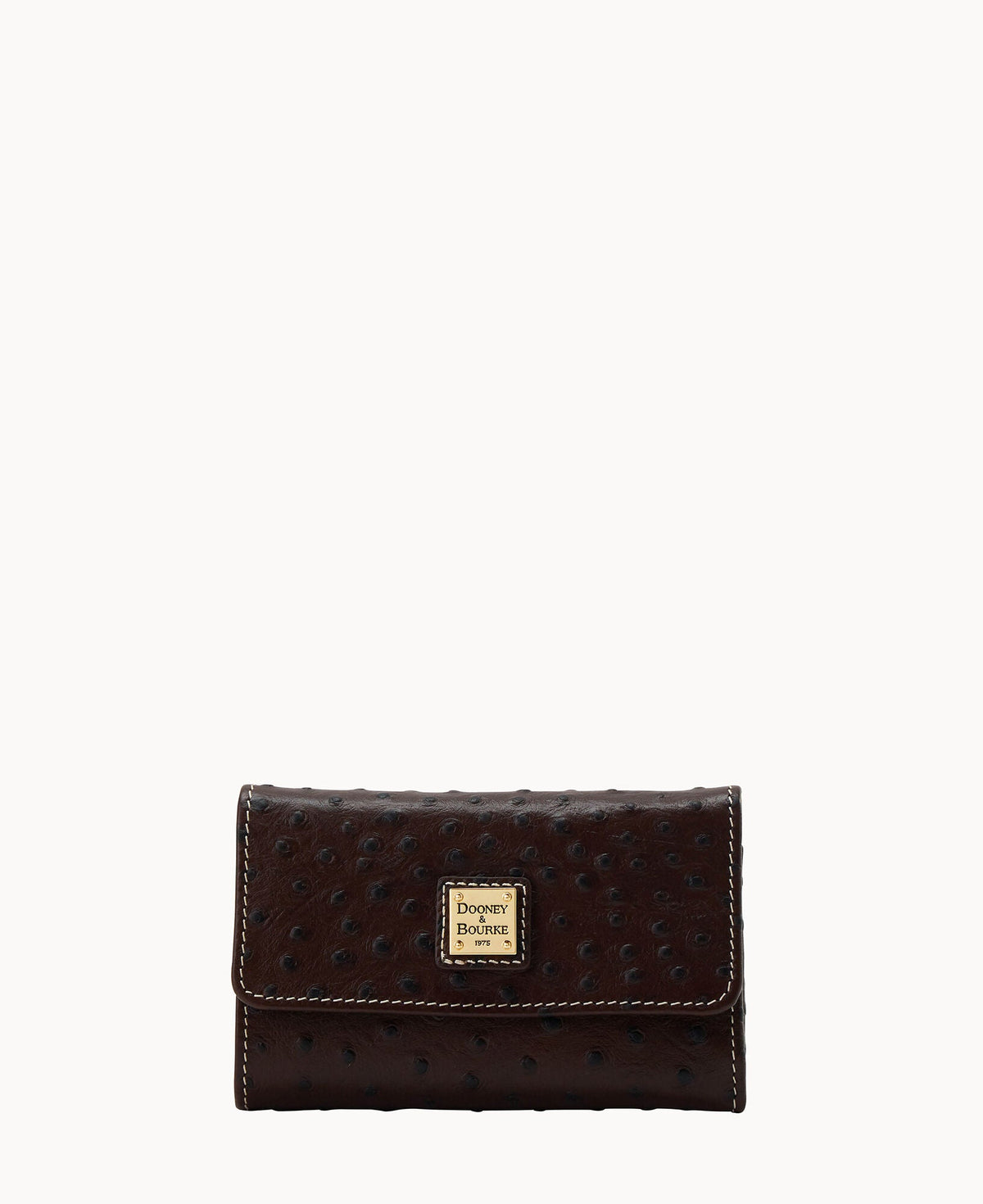 Ostrich Flap Wallet