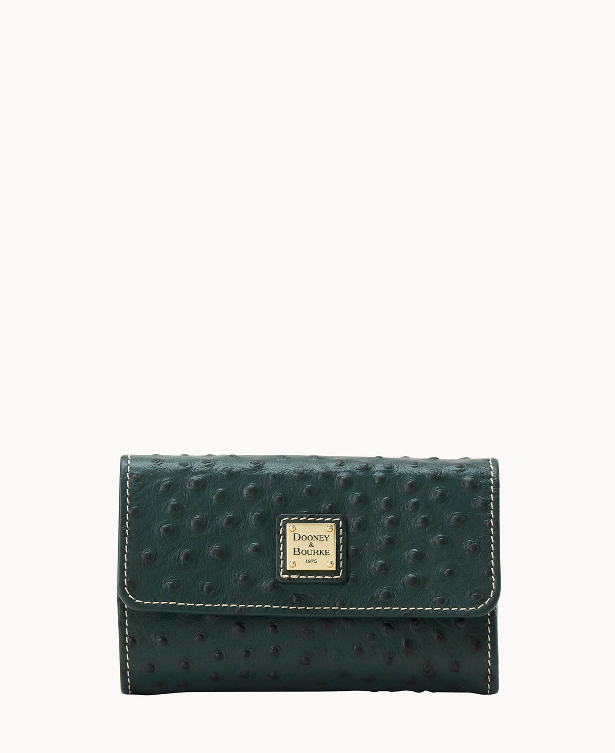 Ostrich Flap Wallet