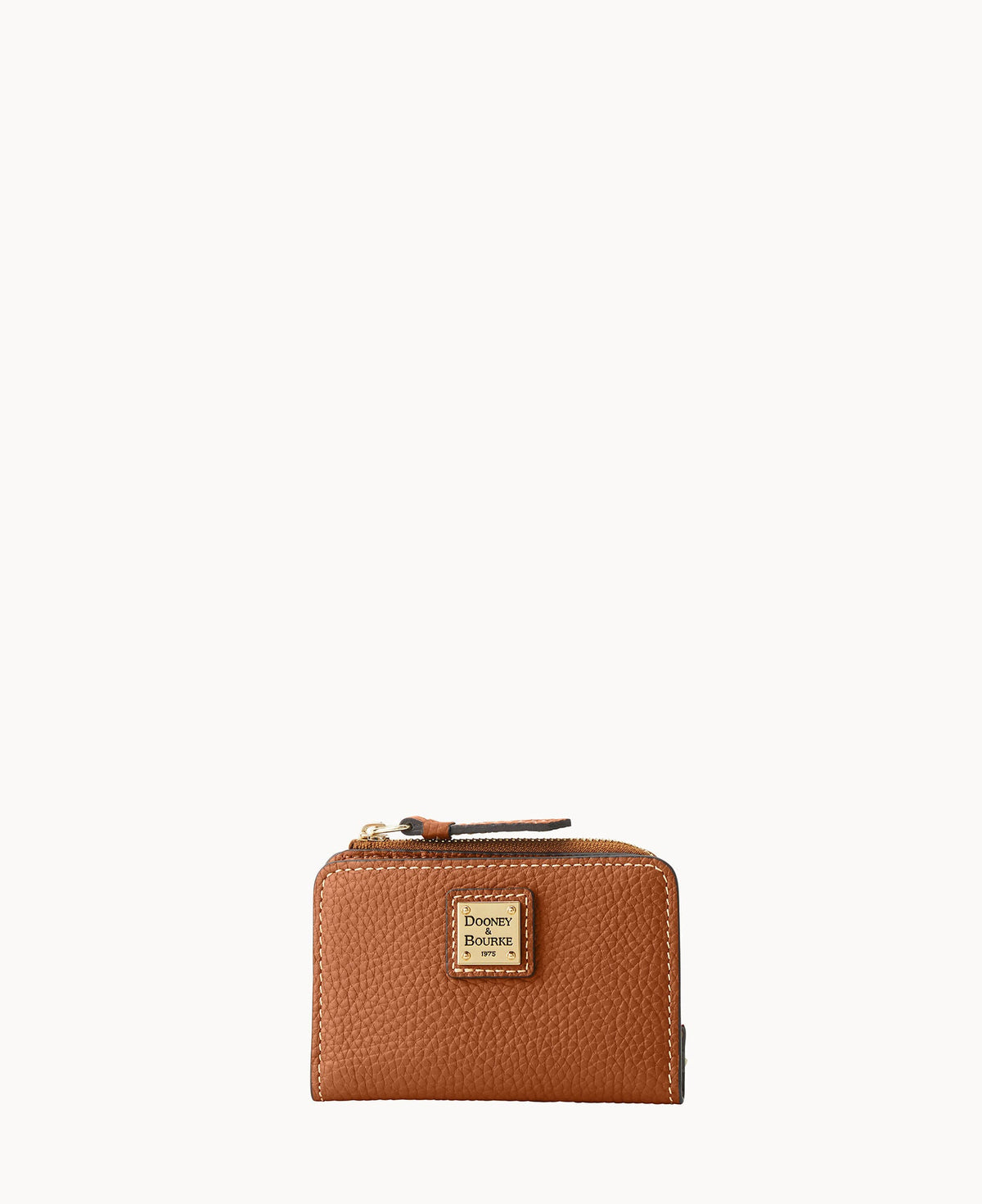 Pebble Grain Zip Credit Card Wallet 12