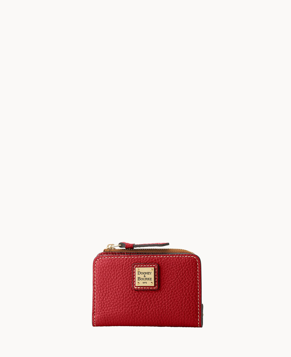 Pebble Grain Zip Credit Card Wallet 12