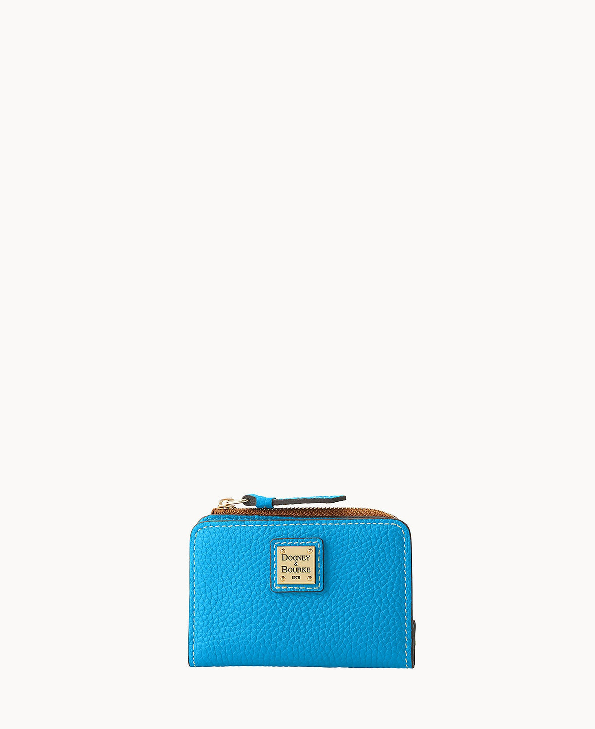 Pebble Grain Zip Credit Card Wallet 12