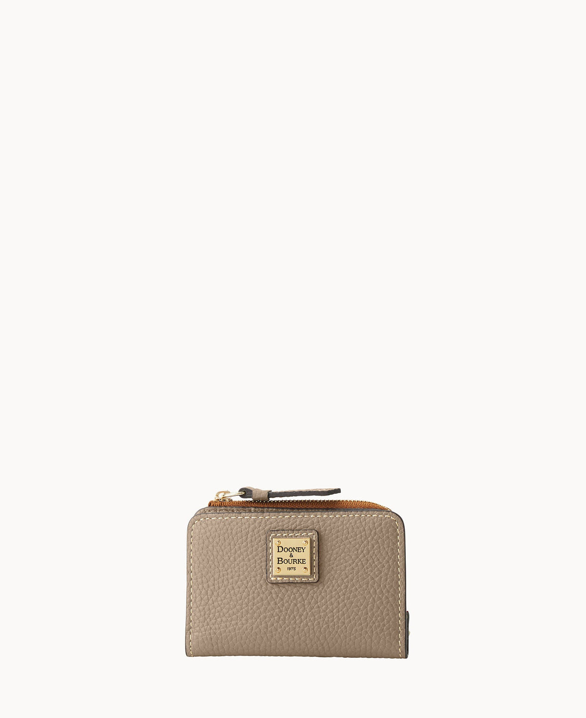 Pebble Grain Zip Credit Card Wallet 12