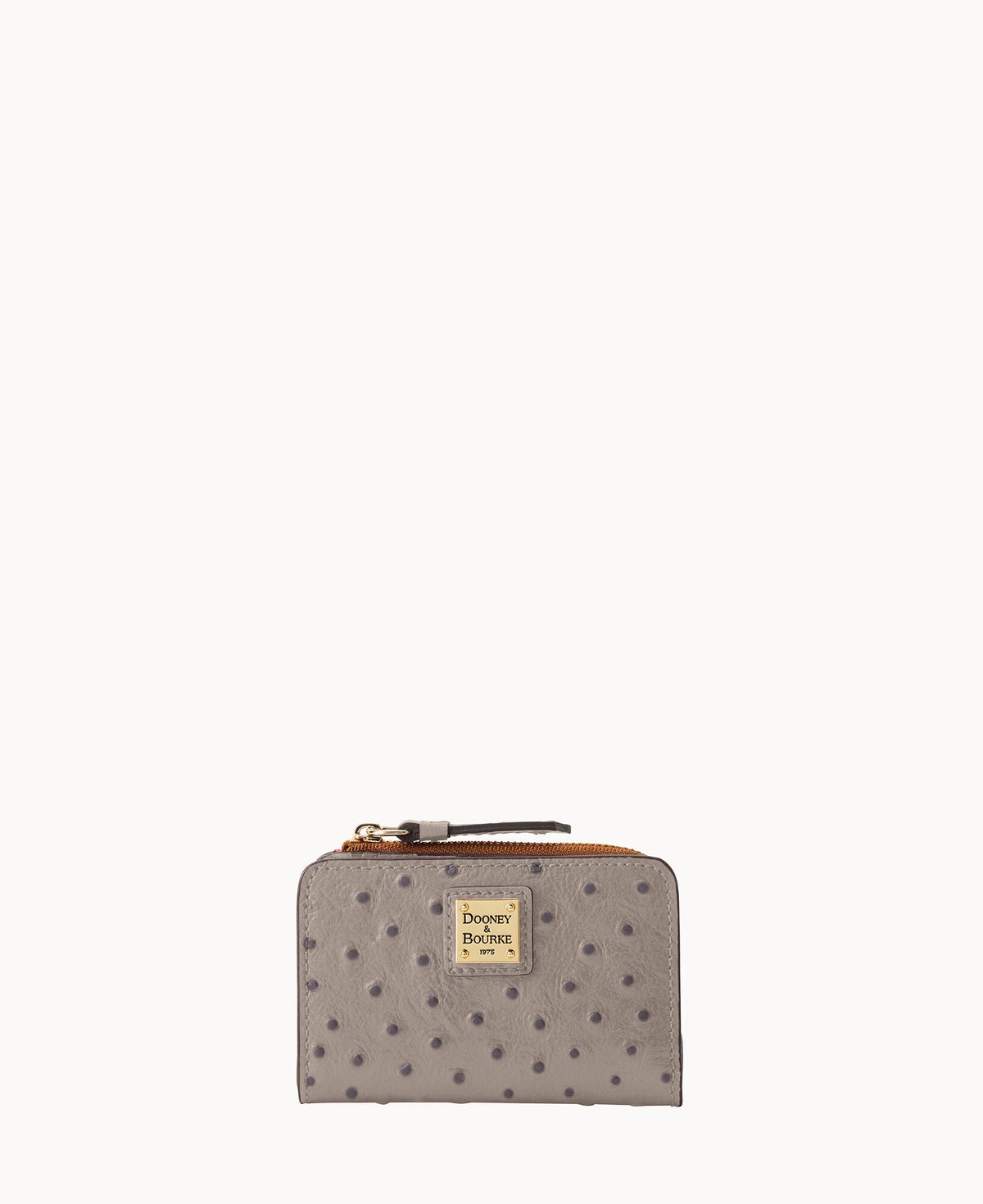 Ostrich Zip Credit Card Wallet 12